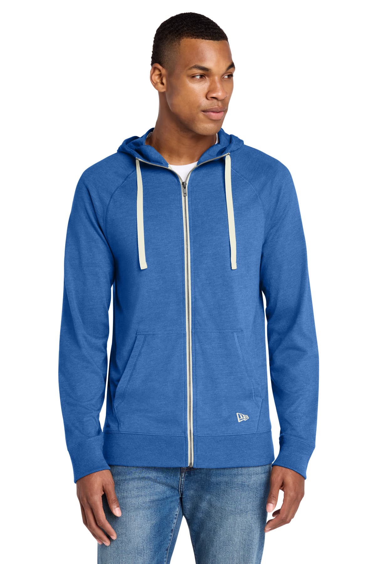 New Era New Era  Sueded Cotton Blend Full-Zip Hoodie. NEA122