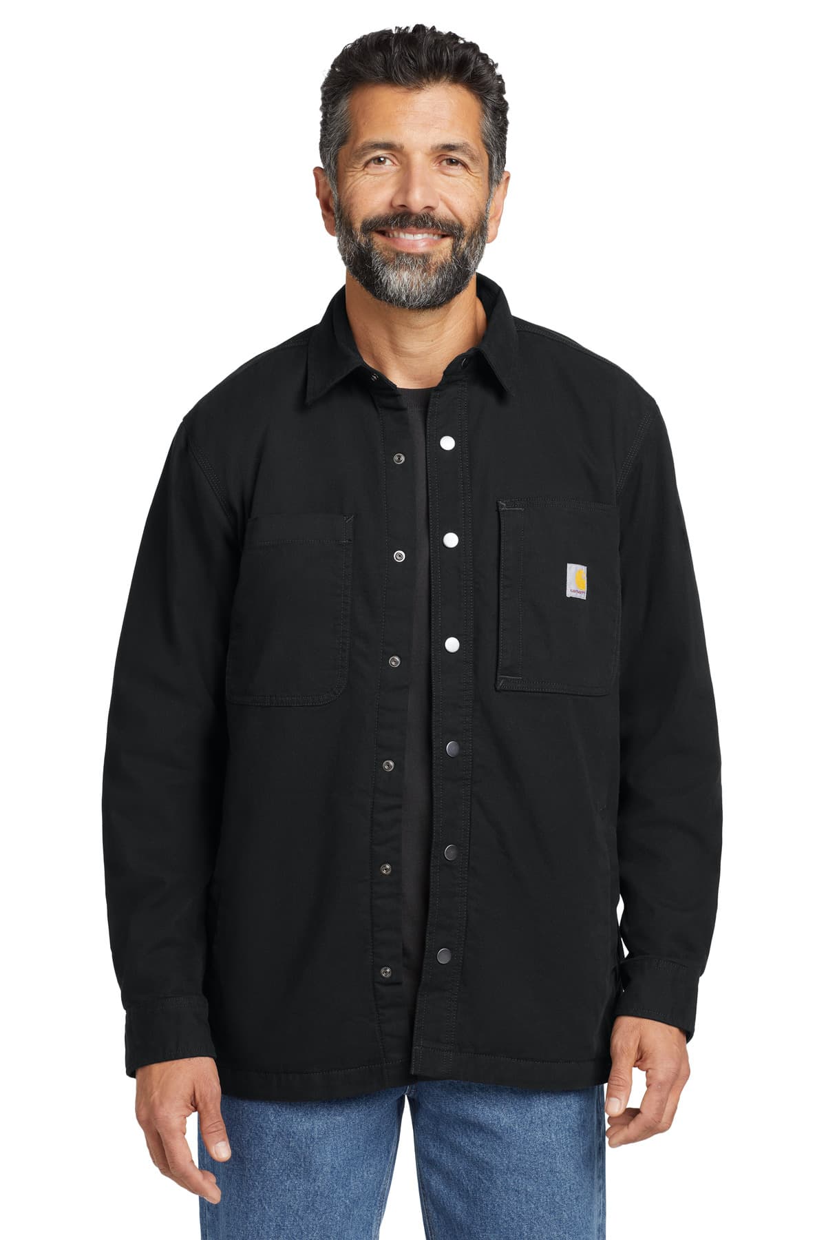 Carhartt Carhartt Rugged Flex Fleece-Lined Shirt Jac CT105532 in Black