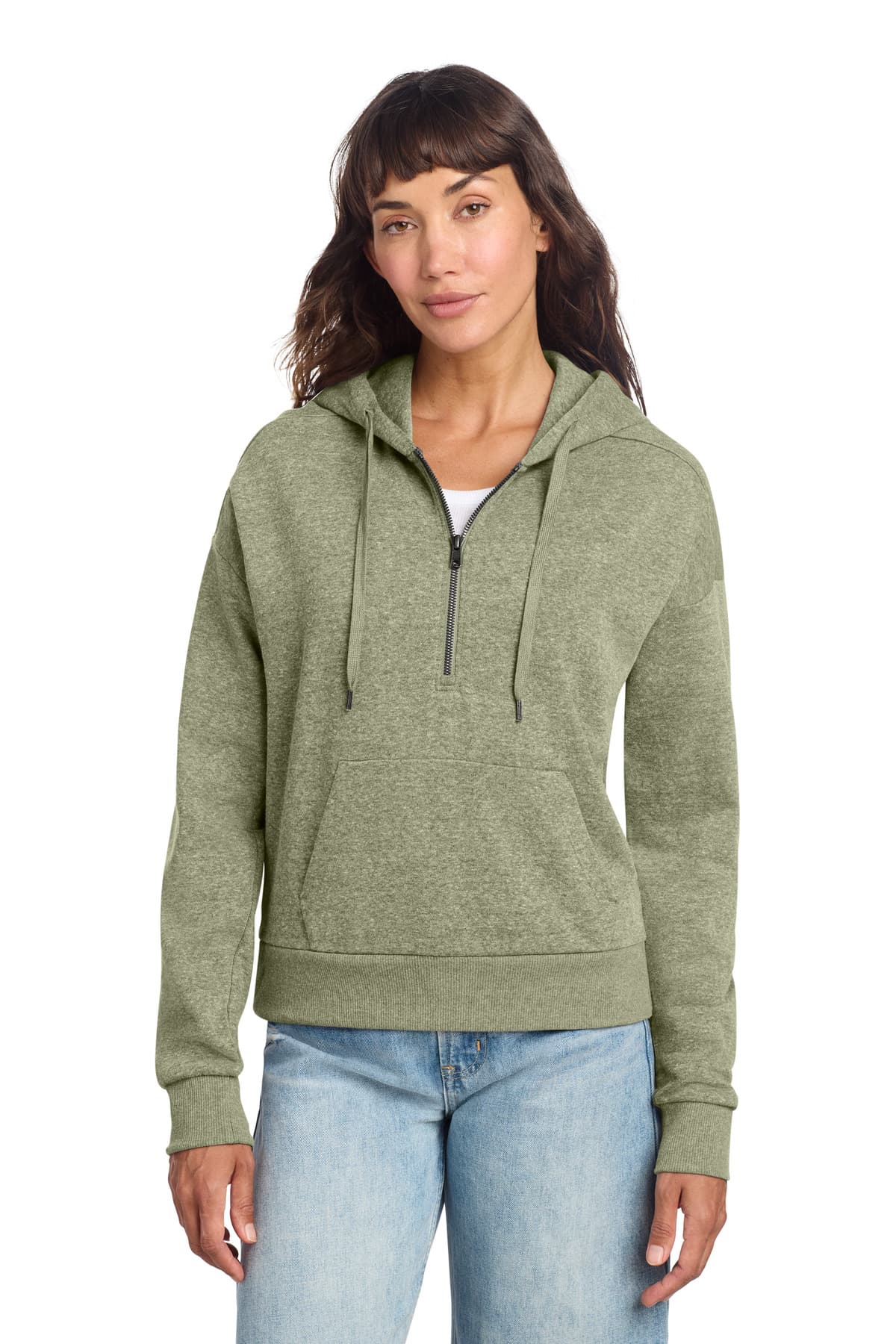 District District Women's Perfect Tri Fleece 1/2-Zip Pullover DT1311