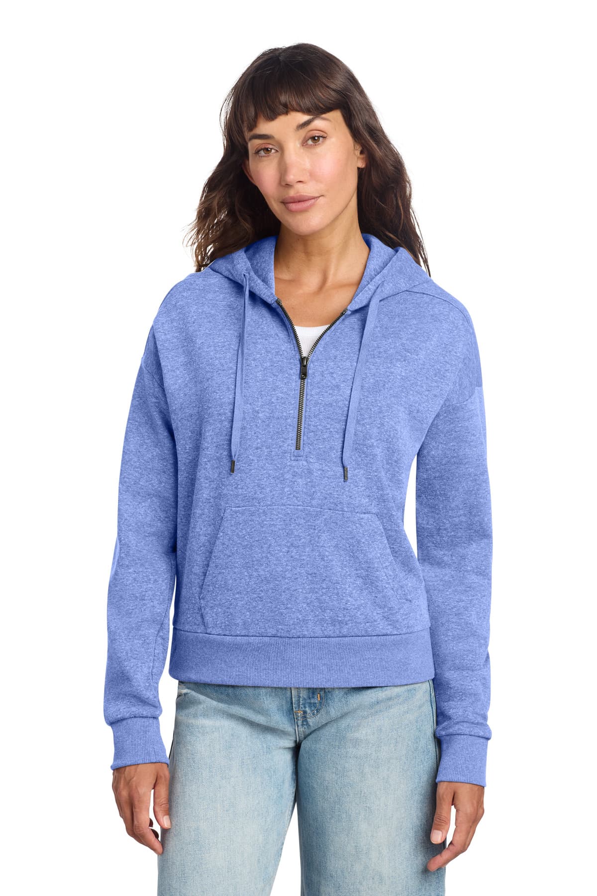 District District Women's Perfect Tri Fleece 1/2-Zip Pullover DT1311