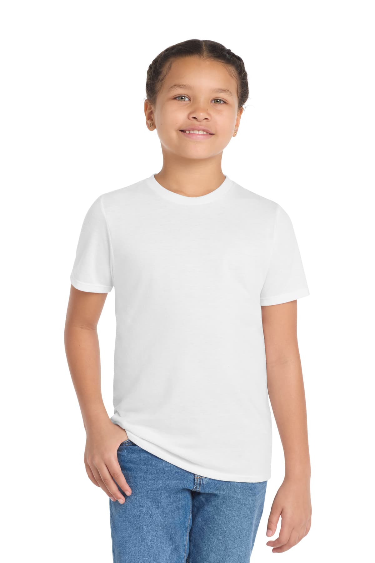 District District  Youth Perfect Tri Tee. DT130Y