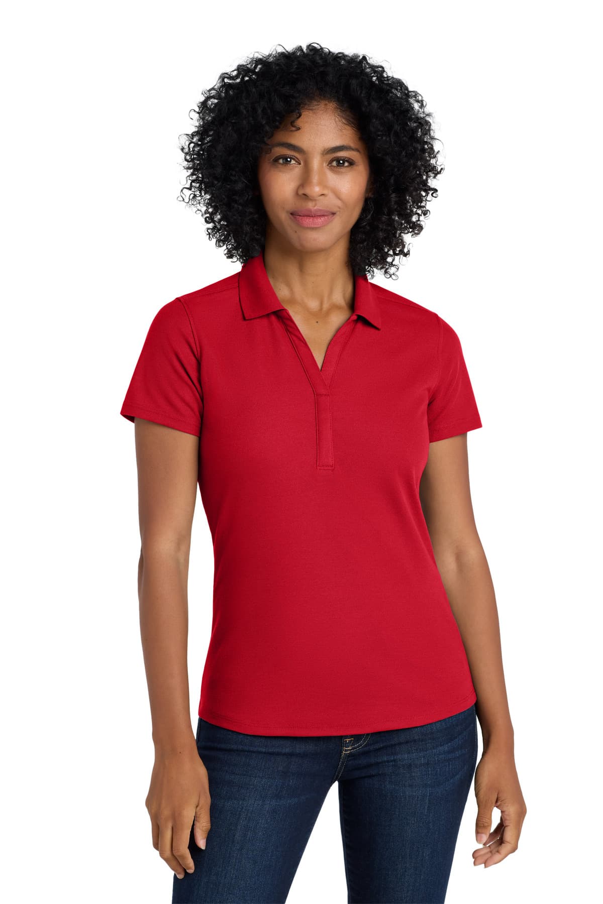 Port Authority Port Authority  Women's EZPerformance  Pique Polo. LK600 in Apple Red