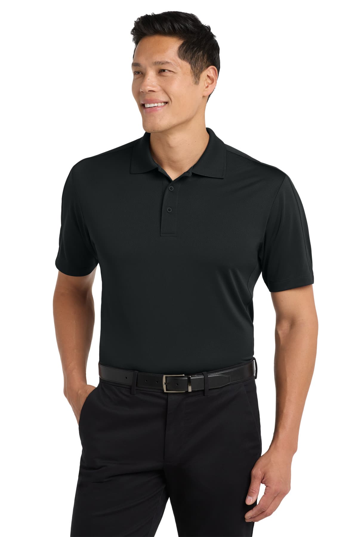 Port Authority Port Authority Diamond Jacquard Polo. K569 in Black