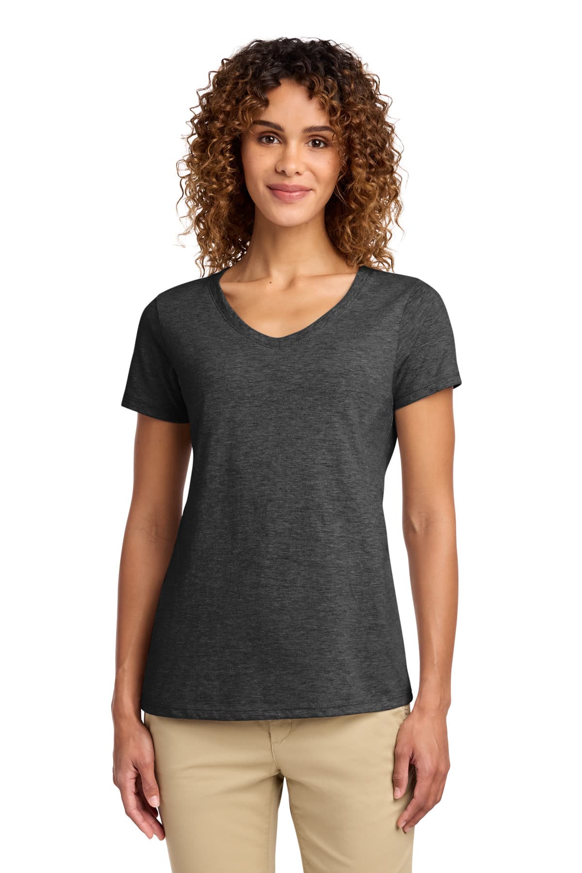 Port & Company Port & Co Women's Fan Favorite V-Neck Tee. LPC450V