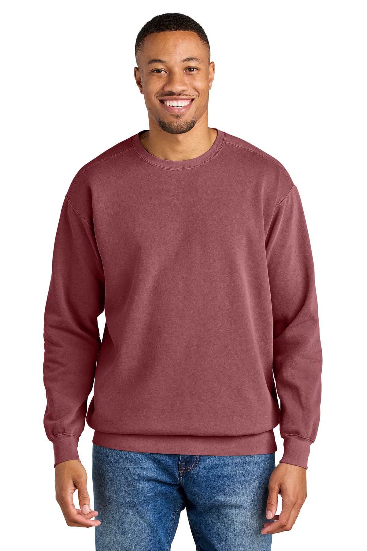 Comfort Colors COMFORT COLORS  Ring Spun Crewneck Sweatshirt. 1566 in Crimson