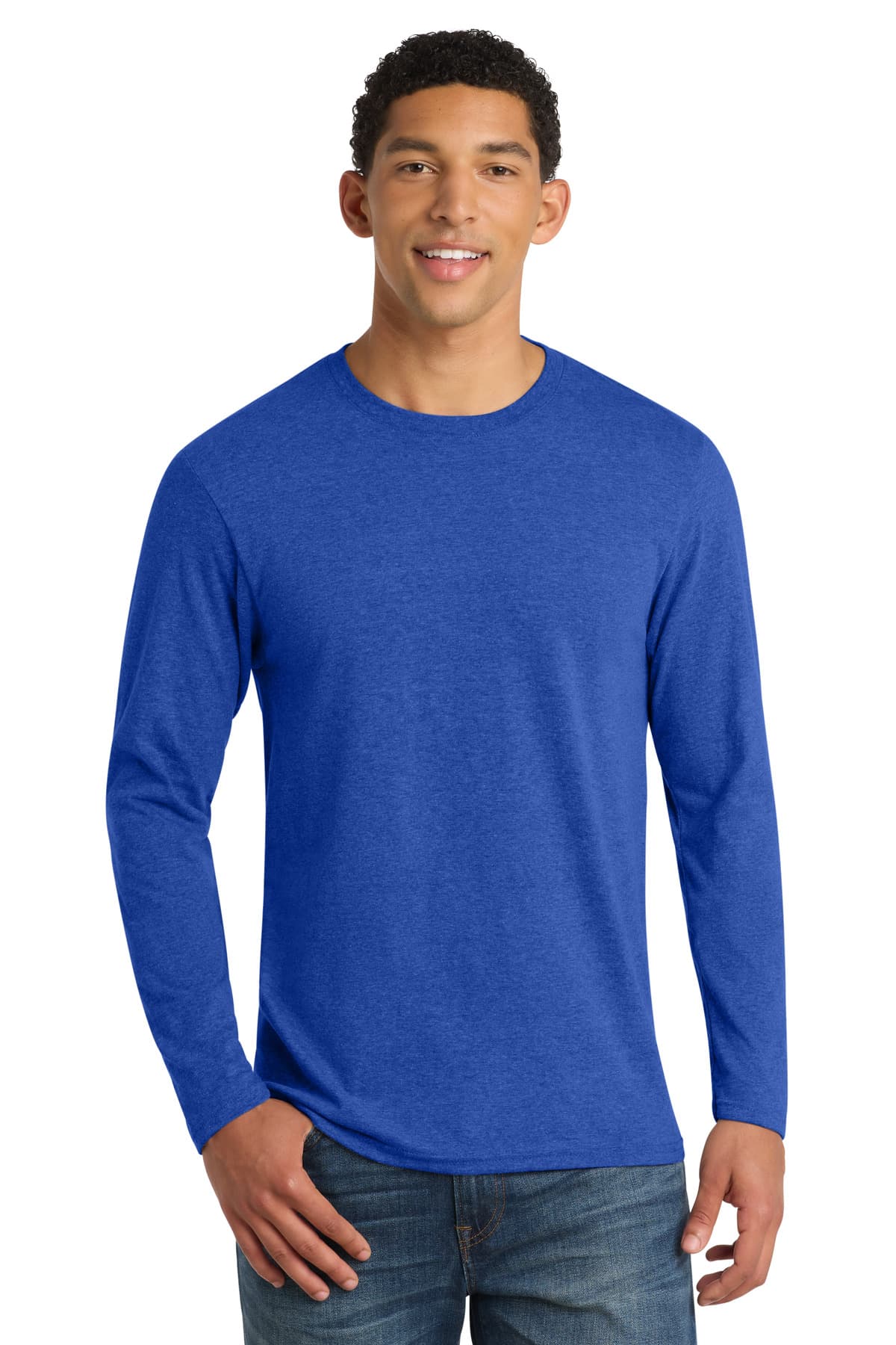 Port & Company Port & Co Long Sleeve Fan Favorite  Blend Tee. PC455LS