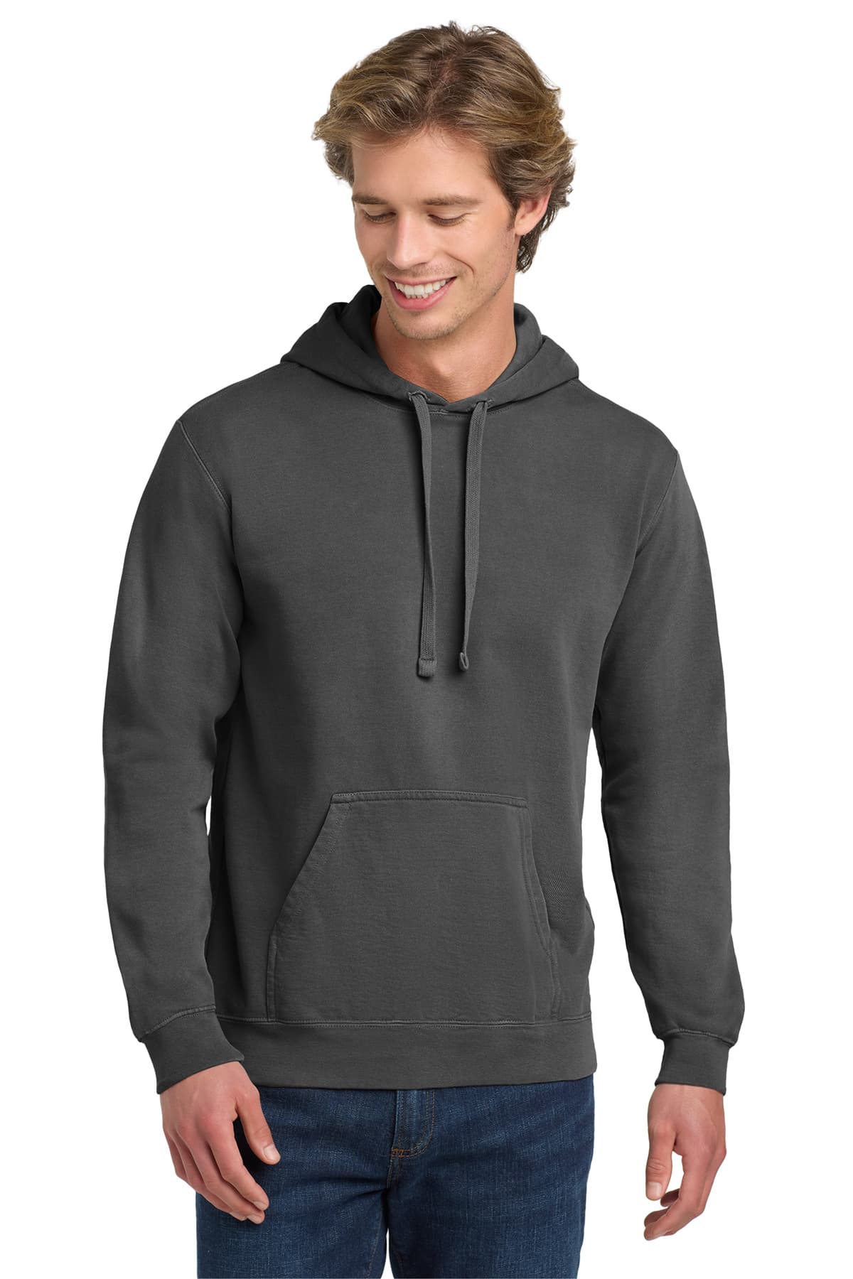 Comfort Colors COMFORT COLORS  Ring Spun Hooded Sweatshirt. 1567 in Pepper
