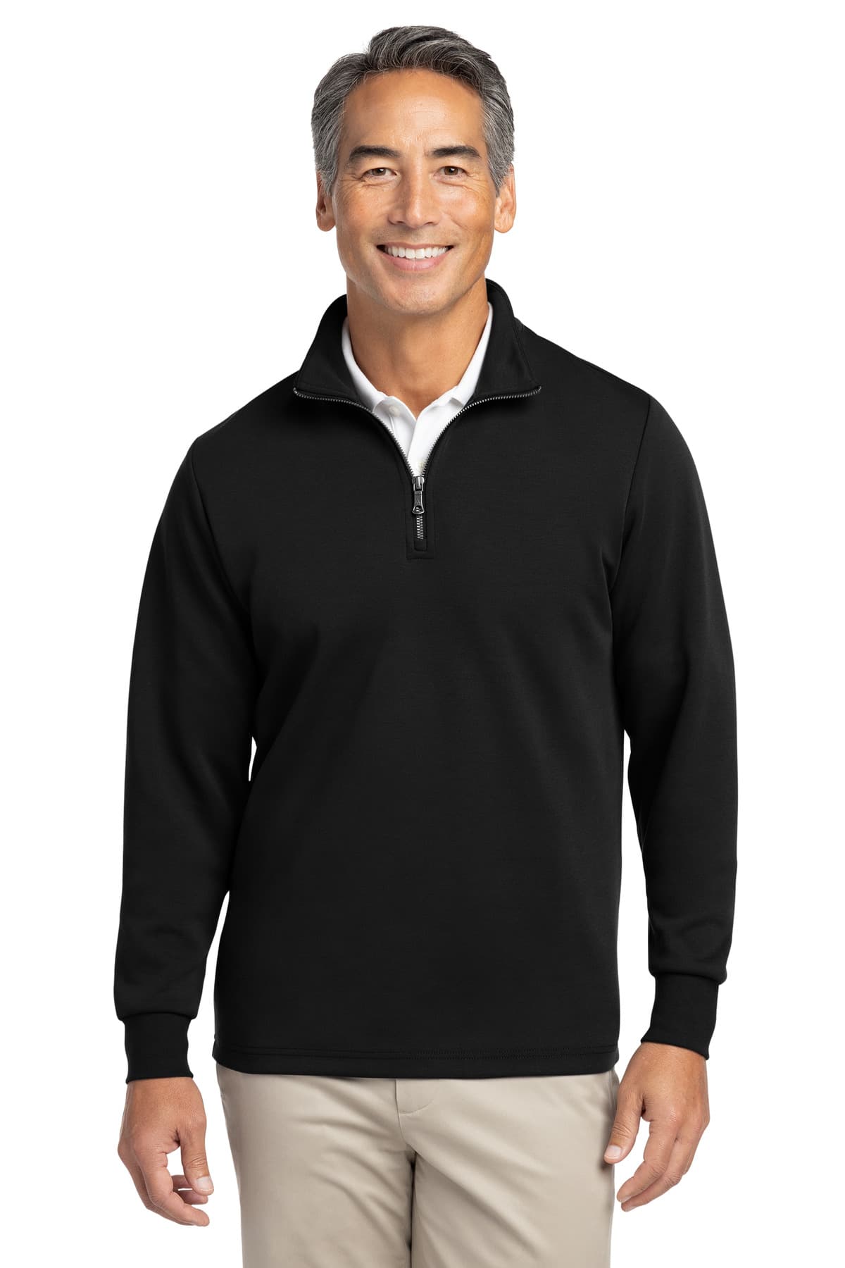 Brooks Brothers Brooks Brothers Double-Knit 1/4-Zip BB18206