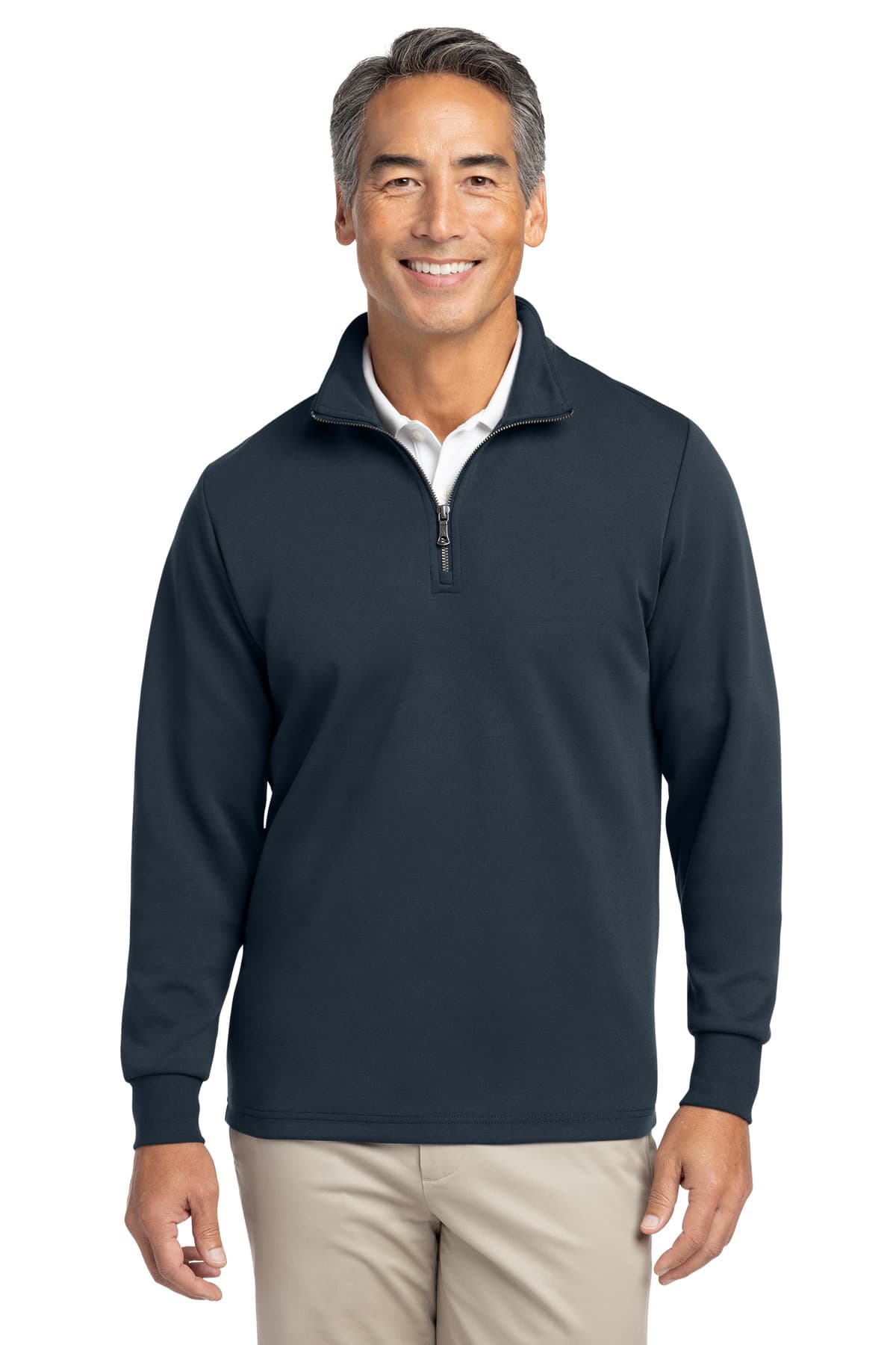 Brooks Brothers Brooks Brothers Double-Knit 1/4-Zip BB18206