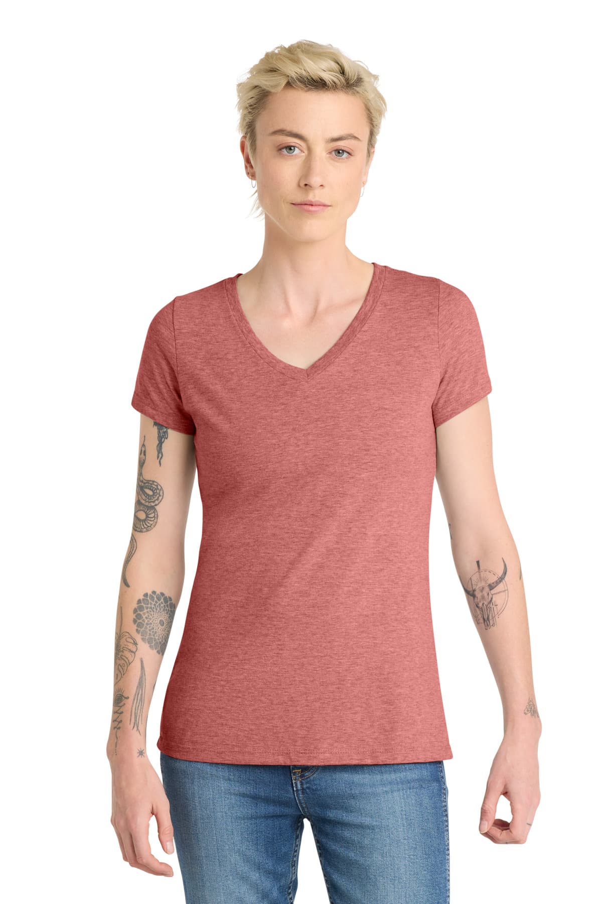 District District  Women's Very Important Tee  V-Neck. DT6503