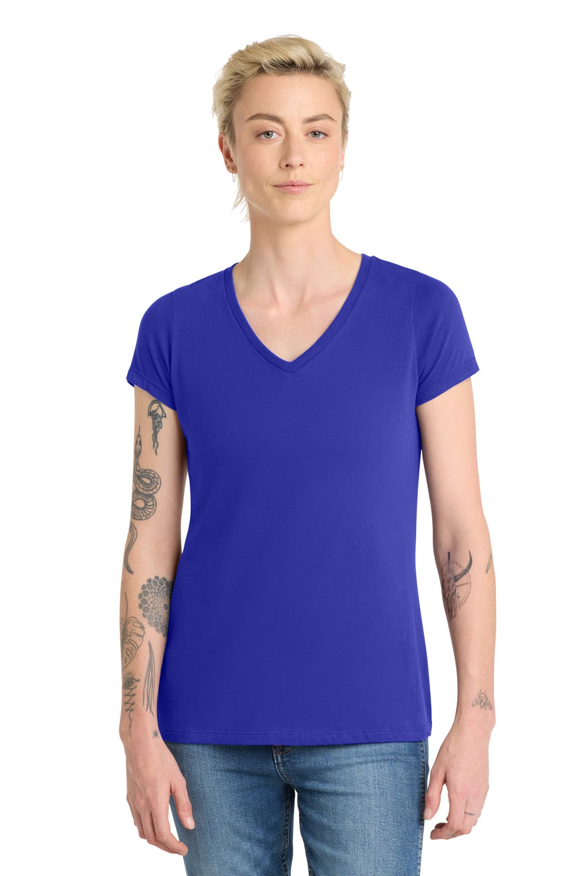 District District  Women's Very Important Tee  V-Neck. DT6503