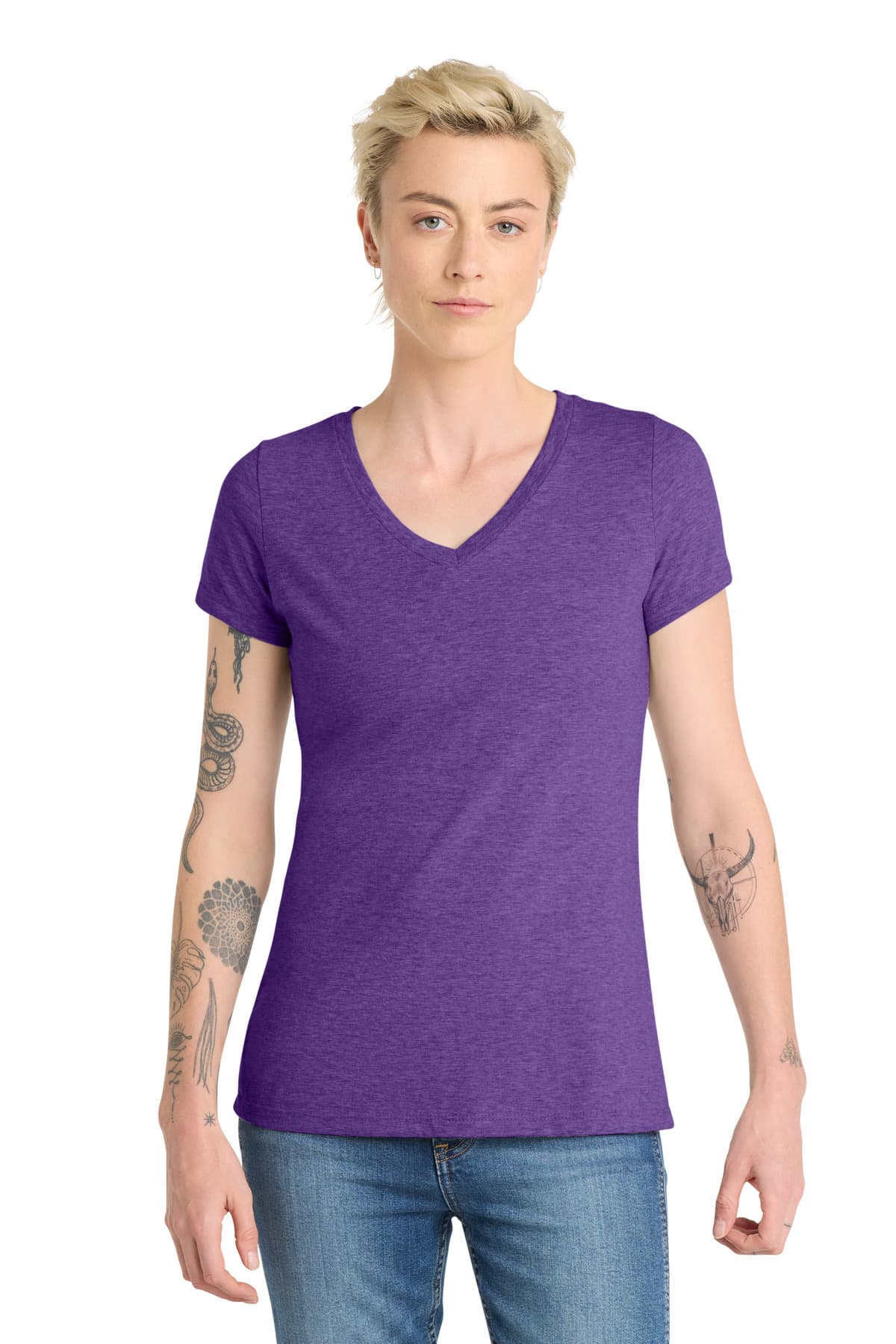 District District  Women's Very Important Tee  V-Neck. DT6503