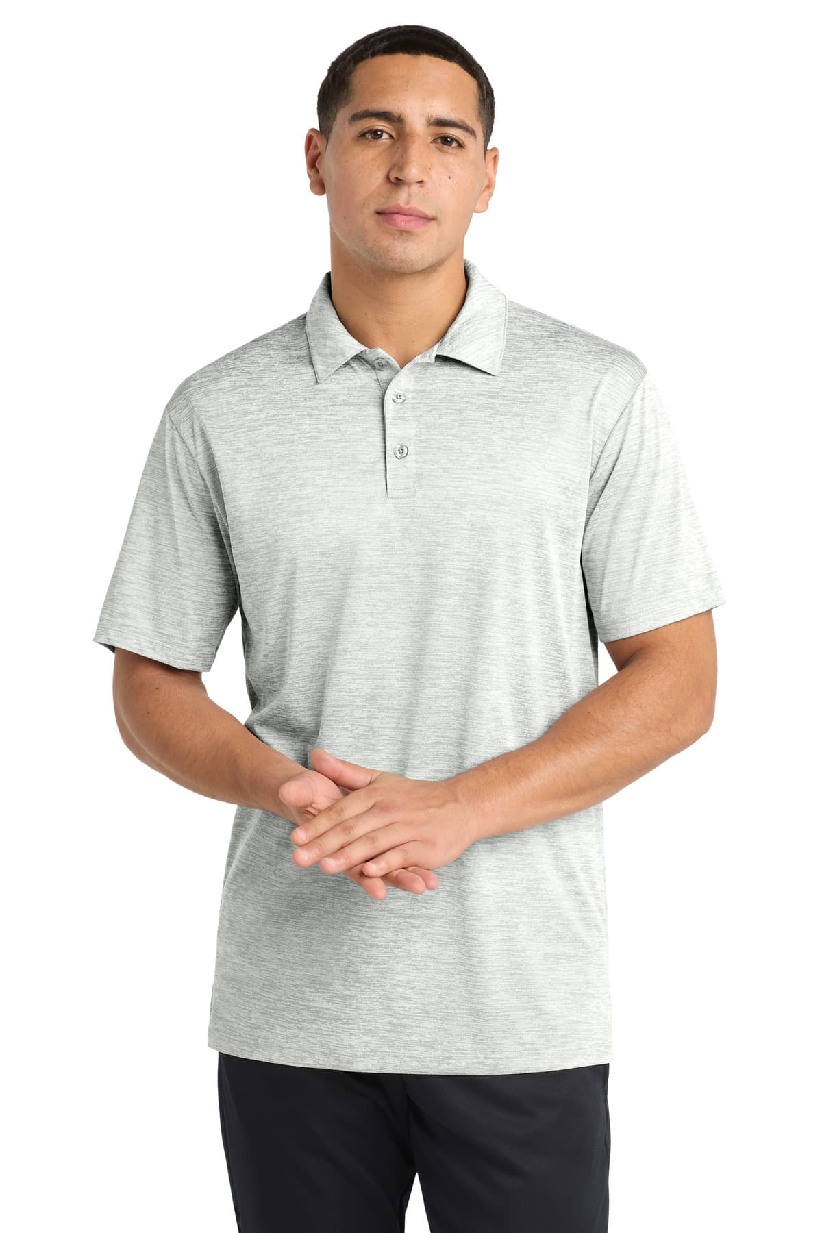Sport-Tek Sport-Tek  PosiCharge  Electric Heather Polo. ST590