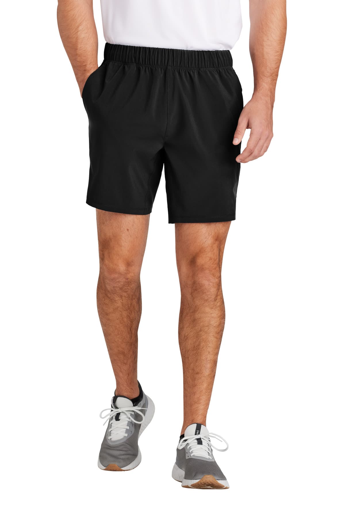 Sport-Tek Sport-Tek Repeat 7  Short ST485 in Black