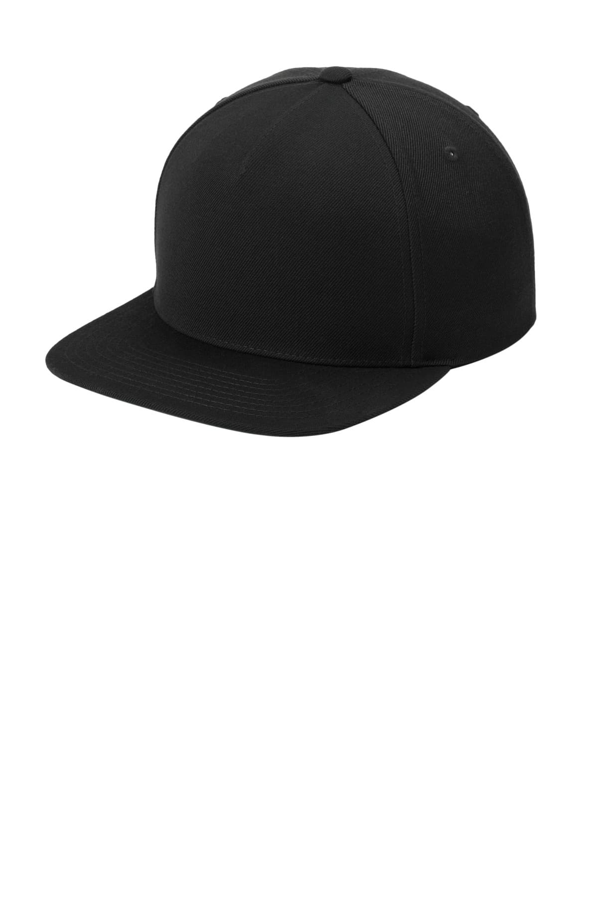 Sport-Tek Sport-Tek YP Classics Premium 5-Panel Snapback Cap STC55 in Black
