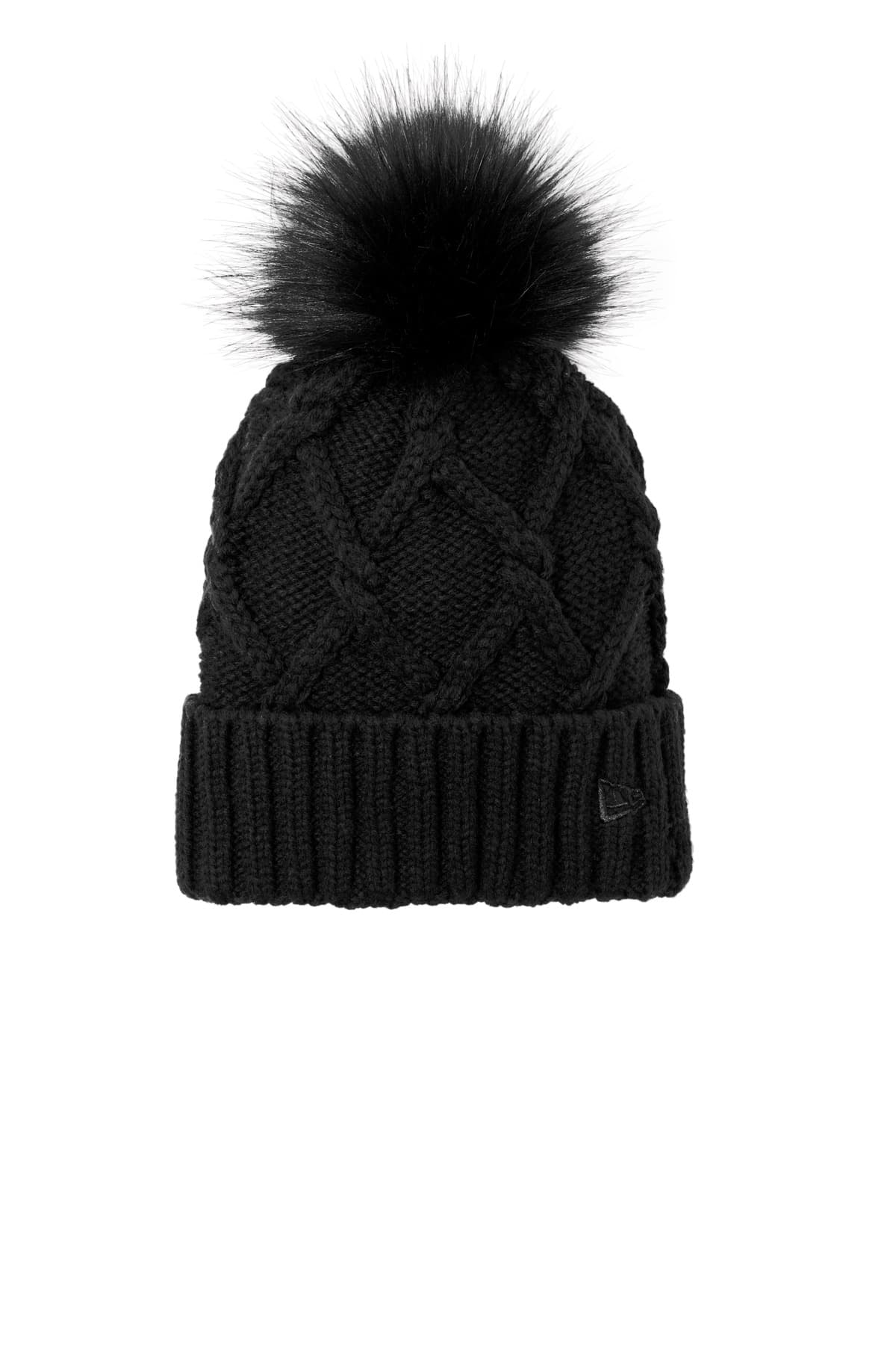 New Era New Era Faux Fur Pom Beanie NE911