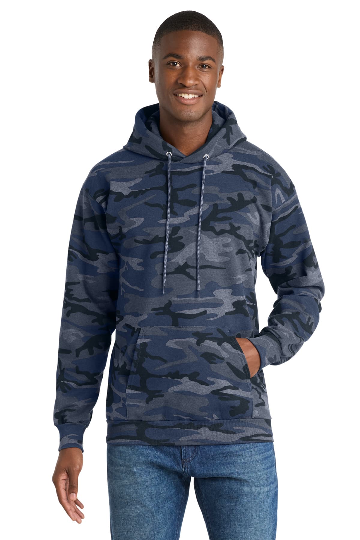 Port & Company Port & Co Core Fleece Camo Pullover Hooded Sweatshirt. PC78HC