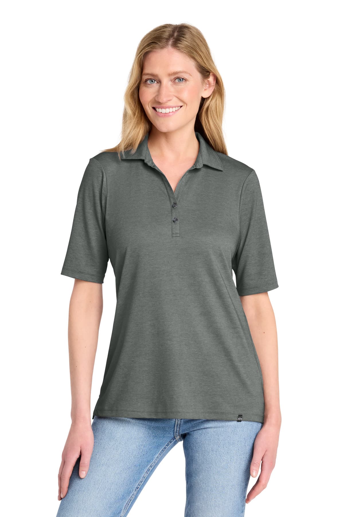 TravisMathew TravisMathew Women's Sunsetters Polo TM1LD004 in Black Heather