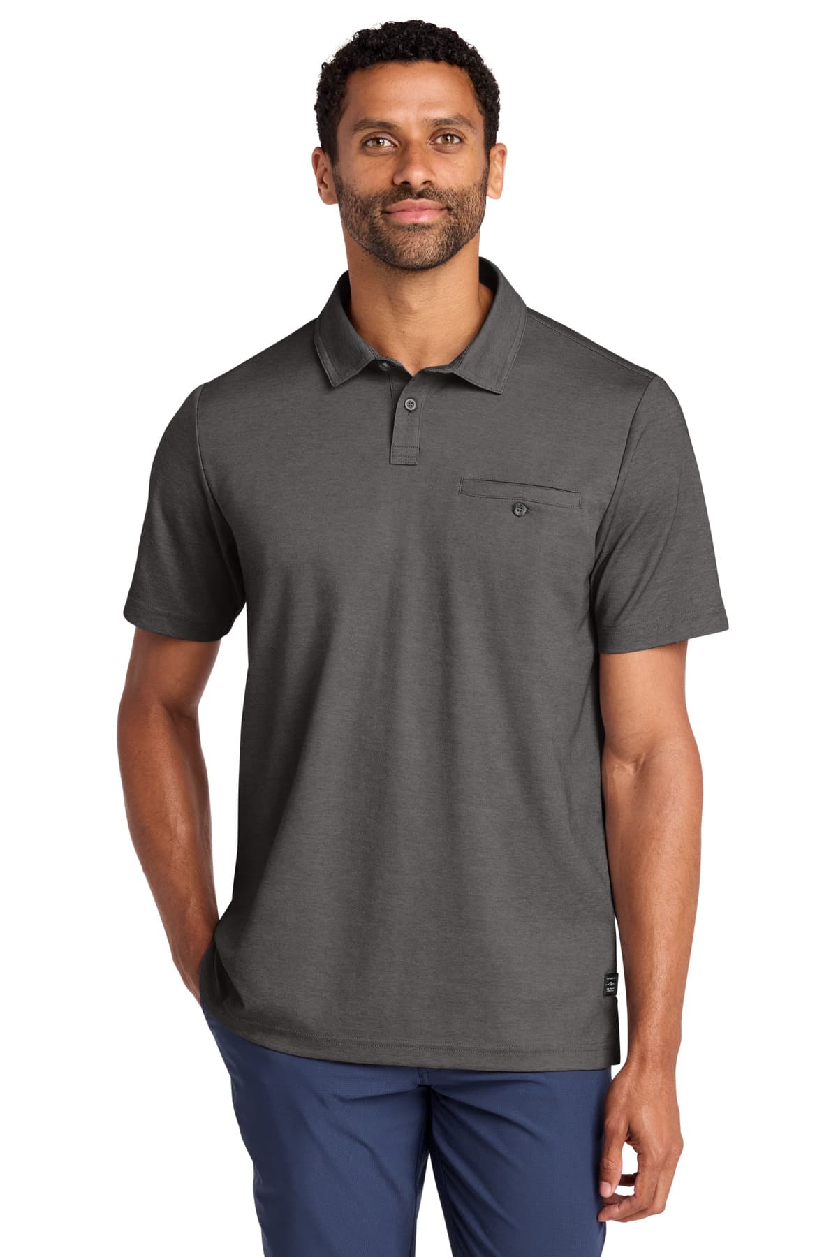 TravisMathew TravisMathew Sunsetters Pocket Polo TM1MZ344 in Black Heather