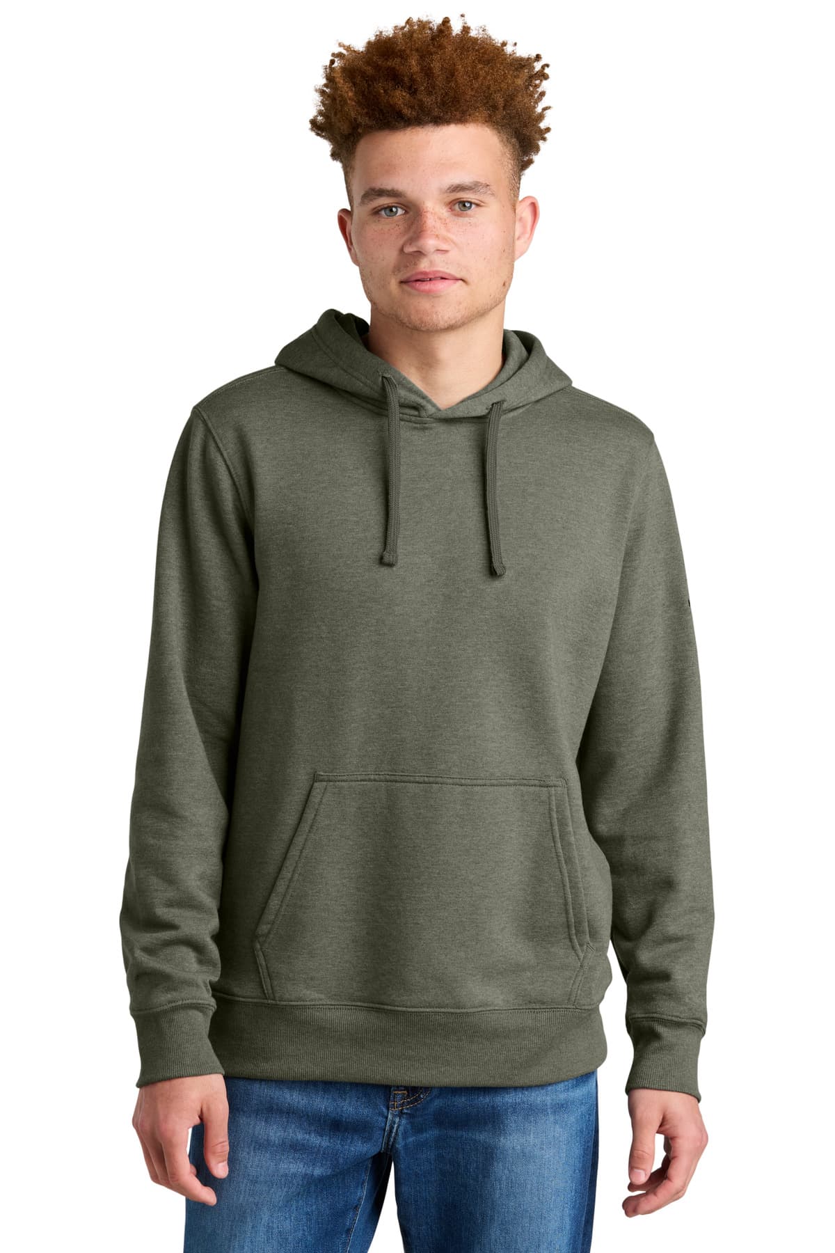 The North Face The North Face Sleeve Logo Pullover Hoodie NF0A8AU0 in New Taupe Green Heather