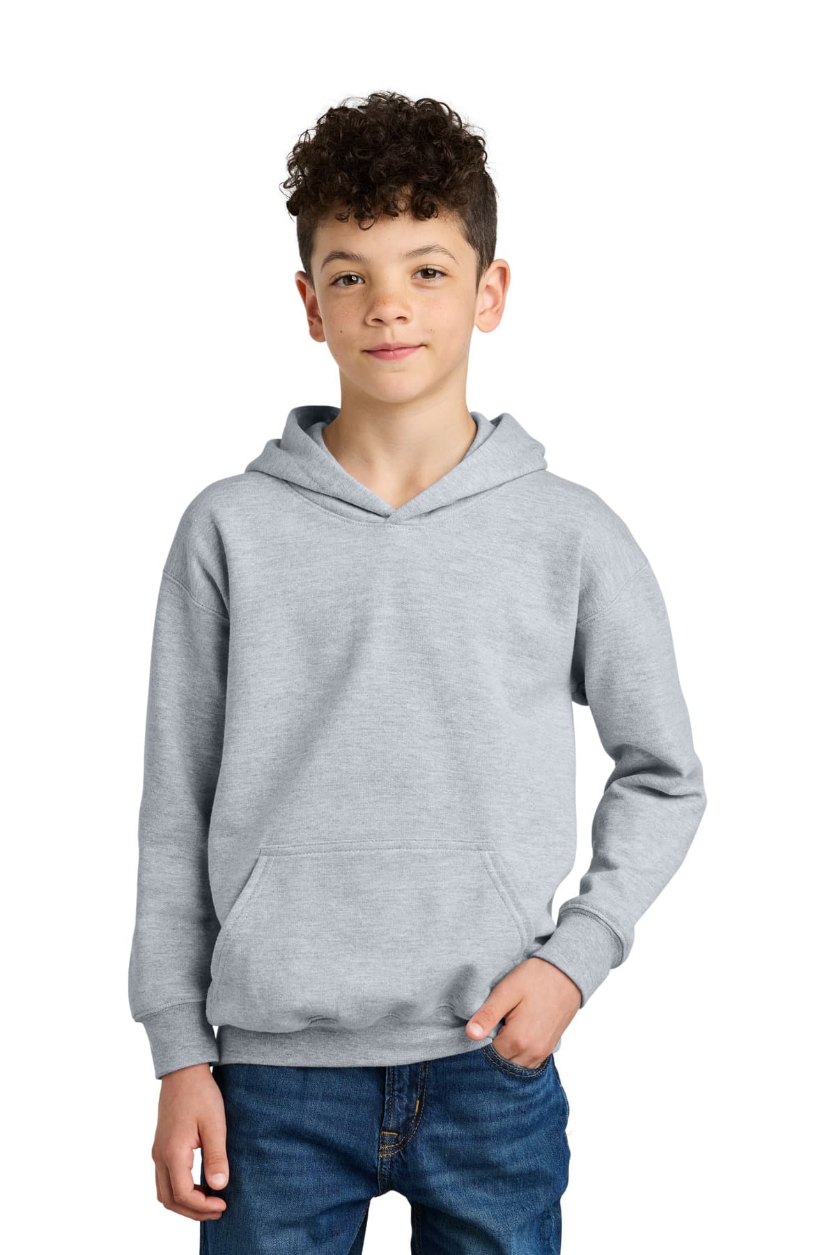 Gildan Gildan Youth Softstyle Midweight Fleece Hoodie SF500B in Ring Spun Sport Grey