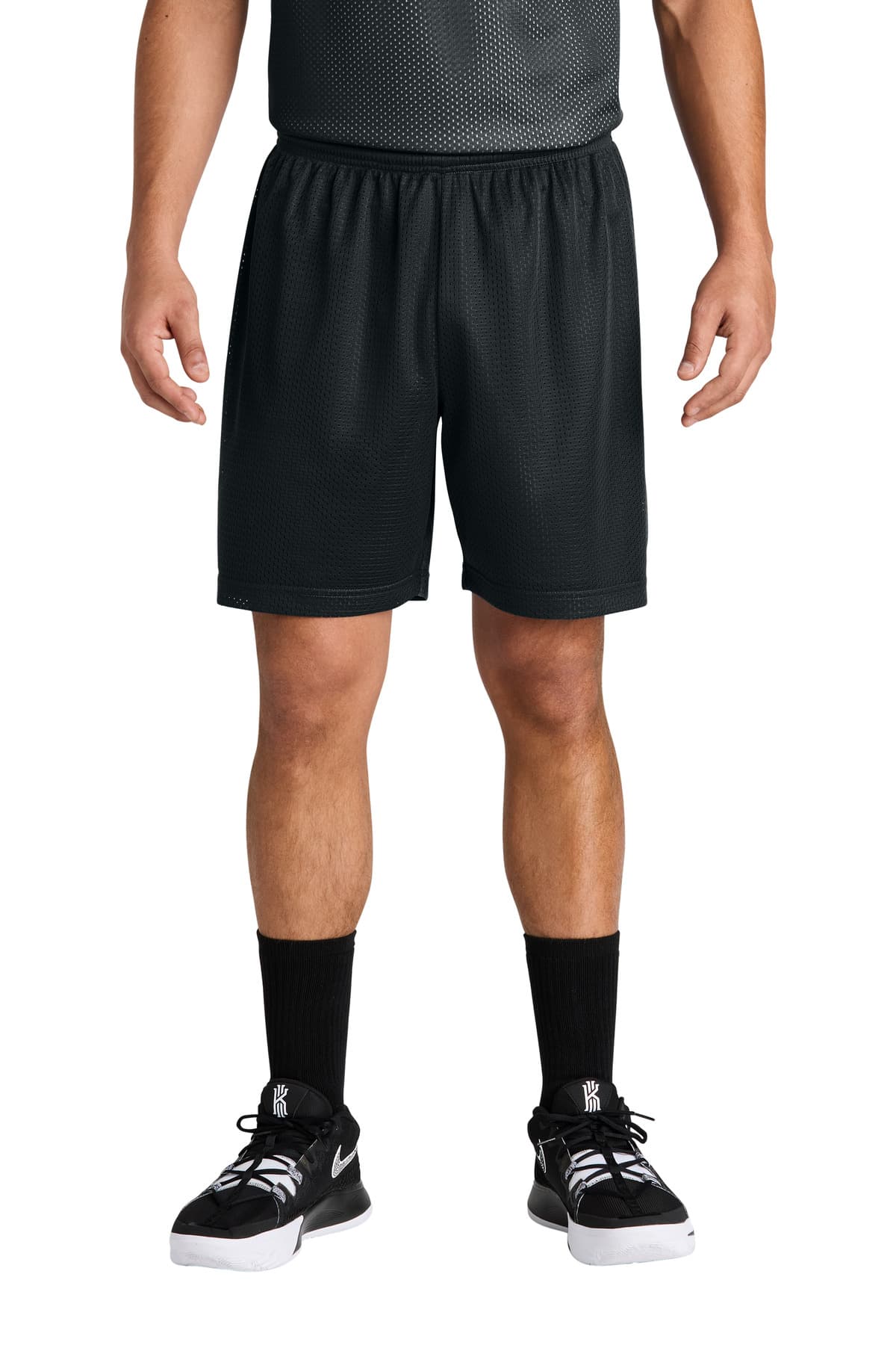 Sport-Tek Sport-Tek PosiCharge Mesh 7  Short ST5100 in Black