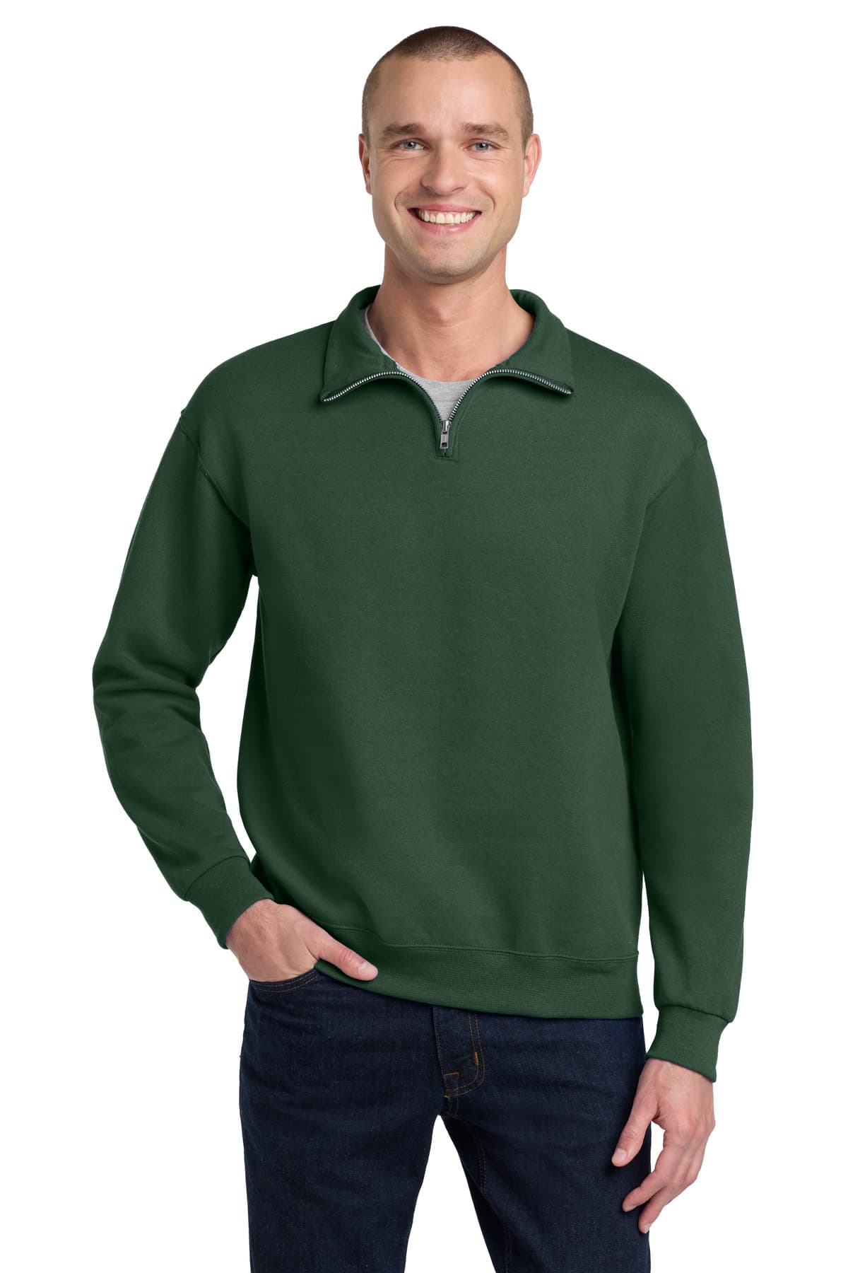 Jerzees Jerzees - NuBlend 1/4-Zip Cadet Collar Sweatshirt. 995M