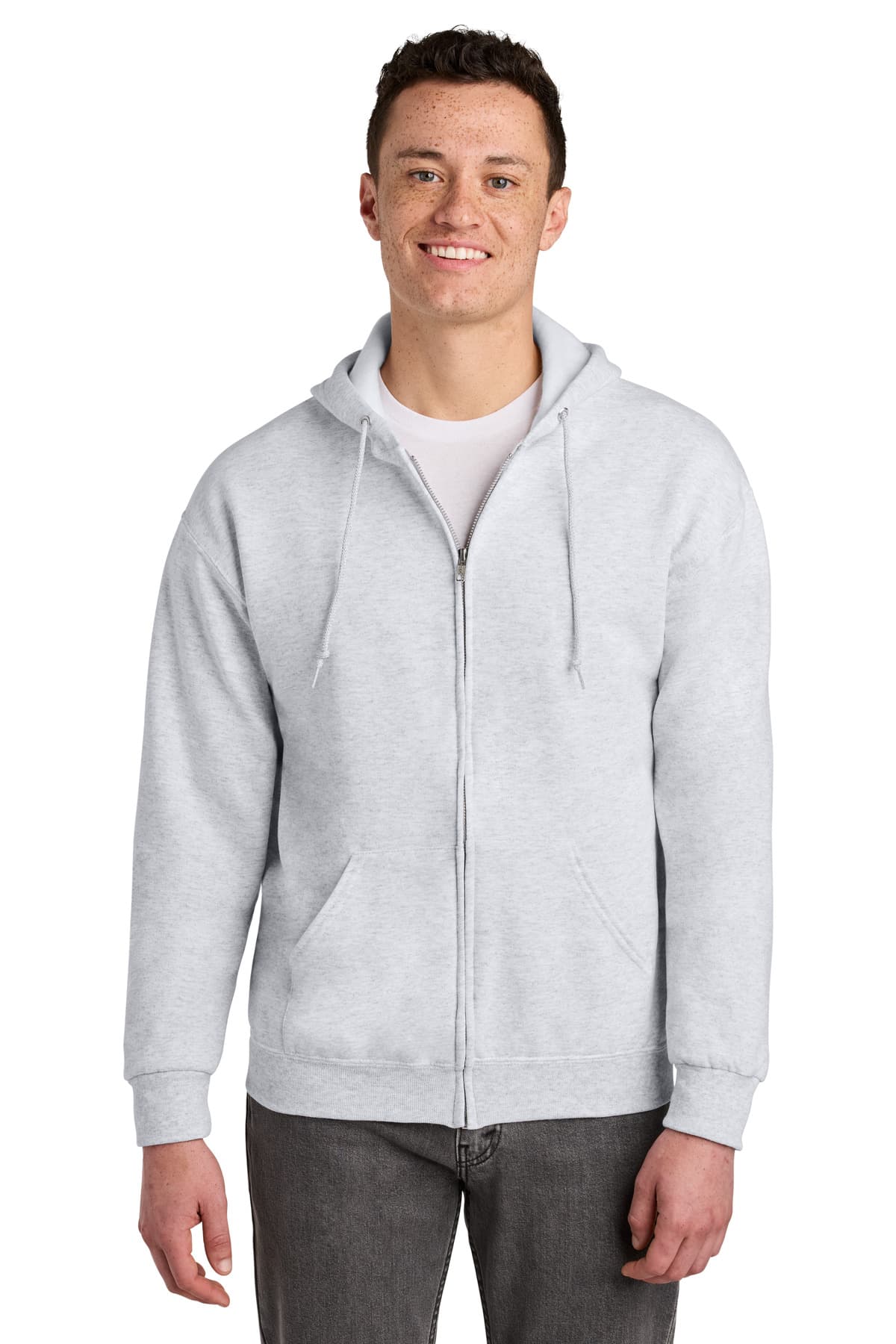 Jerzees Jerzees - NuBlend Full-Zip Hooded Sweatshirt.  993M in Ash