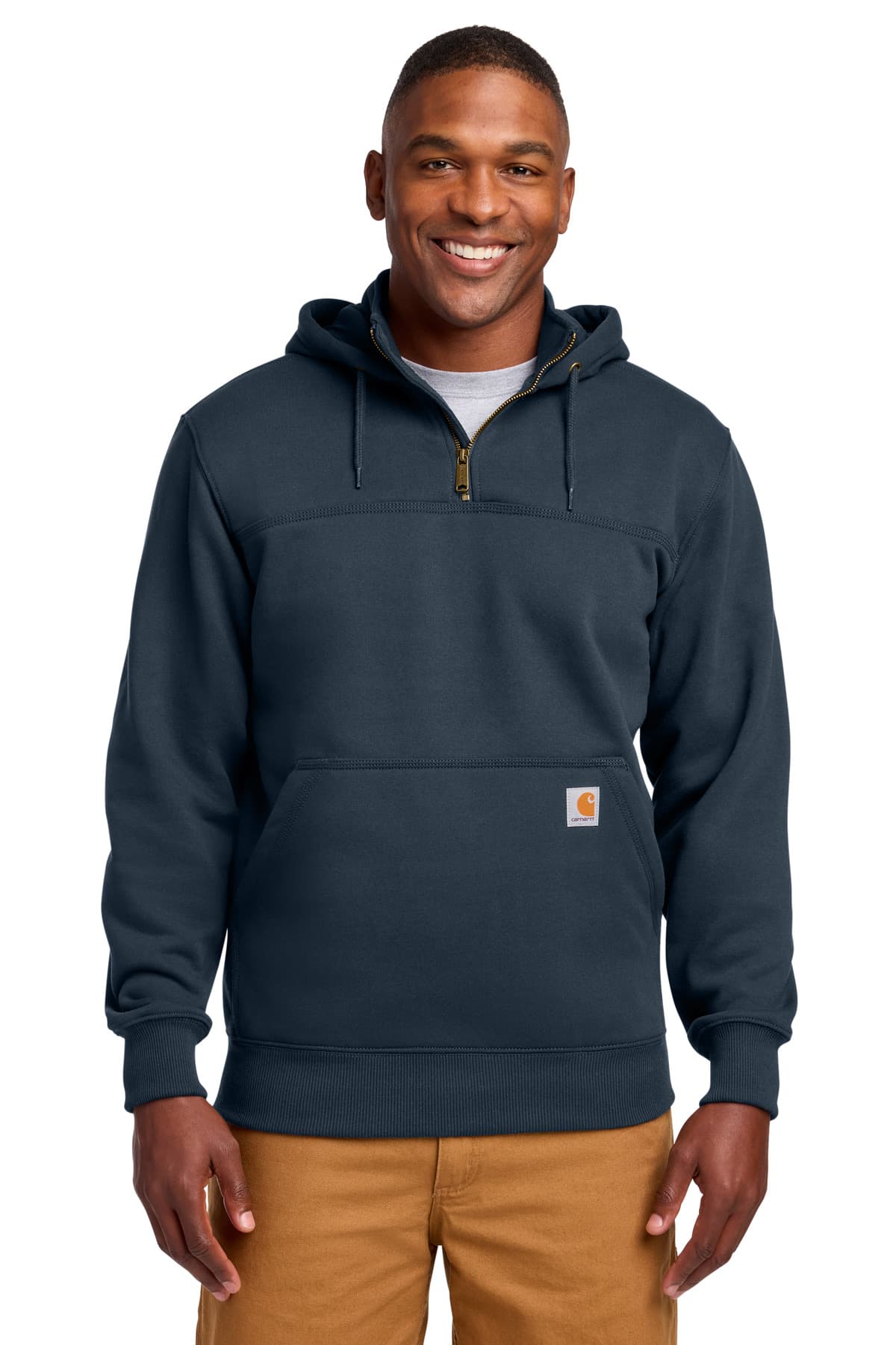 Carhartt Carhartt  Rain Defender  Paxton Heavyweight Hooded Zip Mock Sweatshirt. CT100617