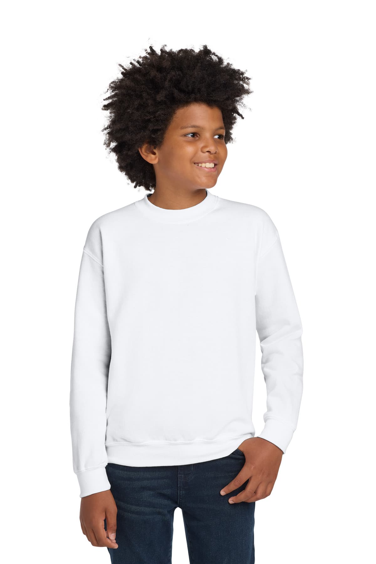 Gildan Gildan Youth Heavy Blend Crewneck Sweatshirt.  18000B