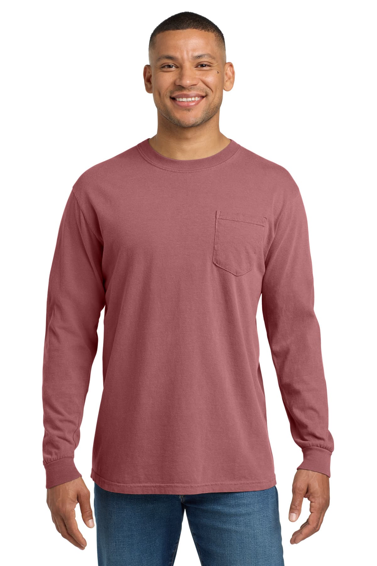 Comfort Colors COMFORT COLORS  Heavyweight Ring Spun Long Sleeve Pocket Tee. 4410