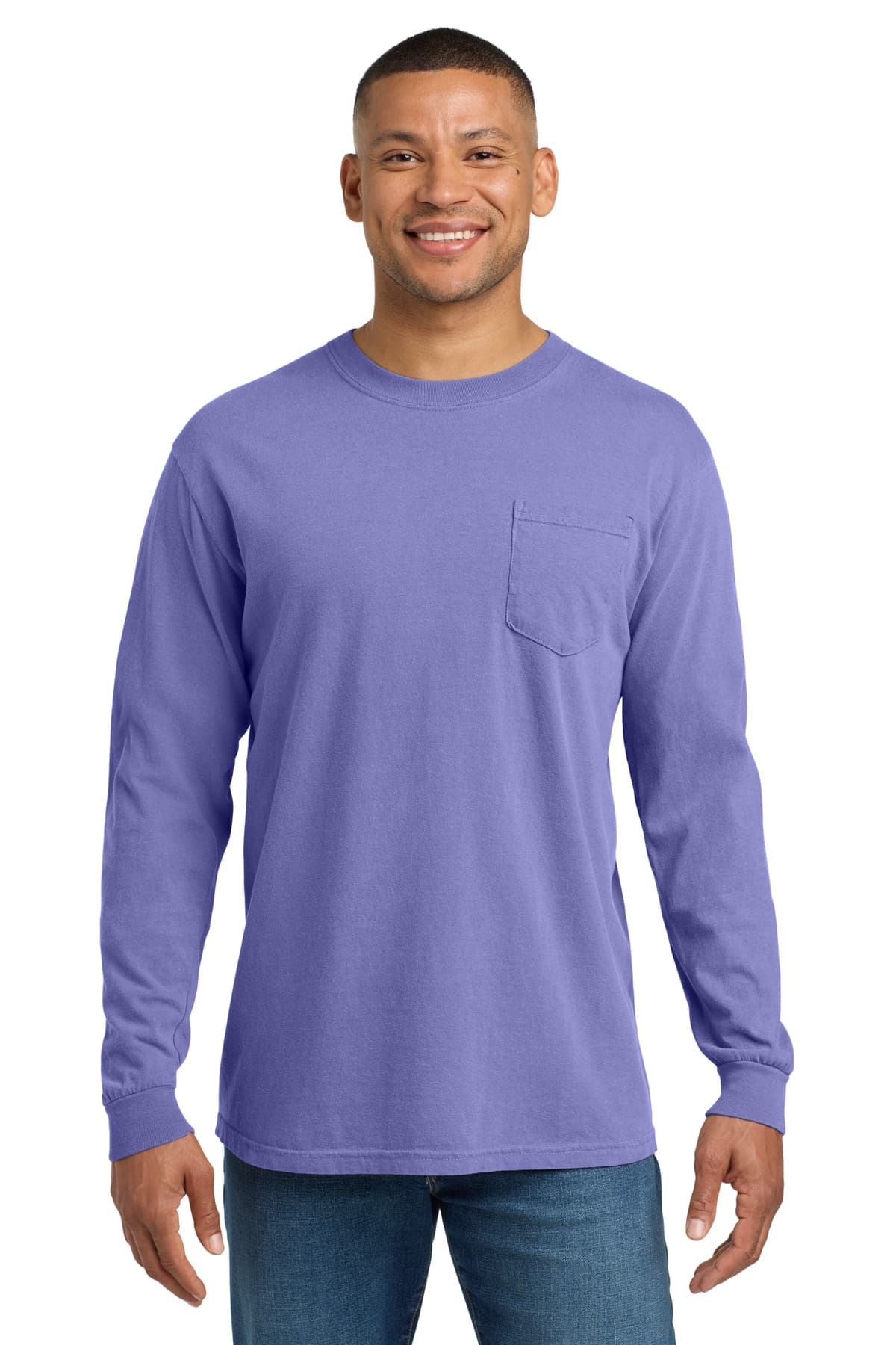 Comfort Colors COMFORT COLORS  Heavyweight Ring Spun Long Sleeve Pocket Tee. 4410