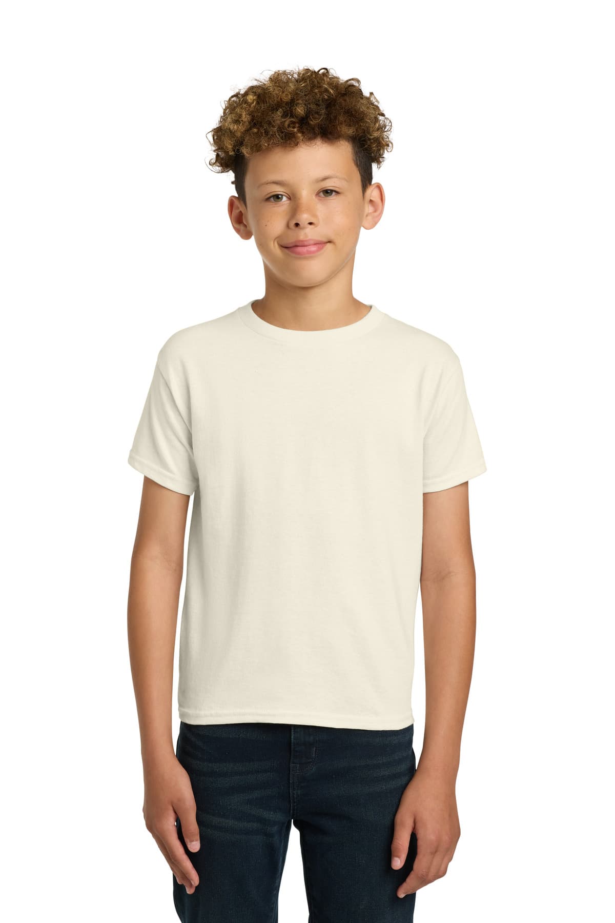 Gildan Gildan - Youth  Heavy Cotton 100% Cotton T-Shirt.  5000B in Natural