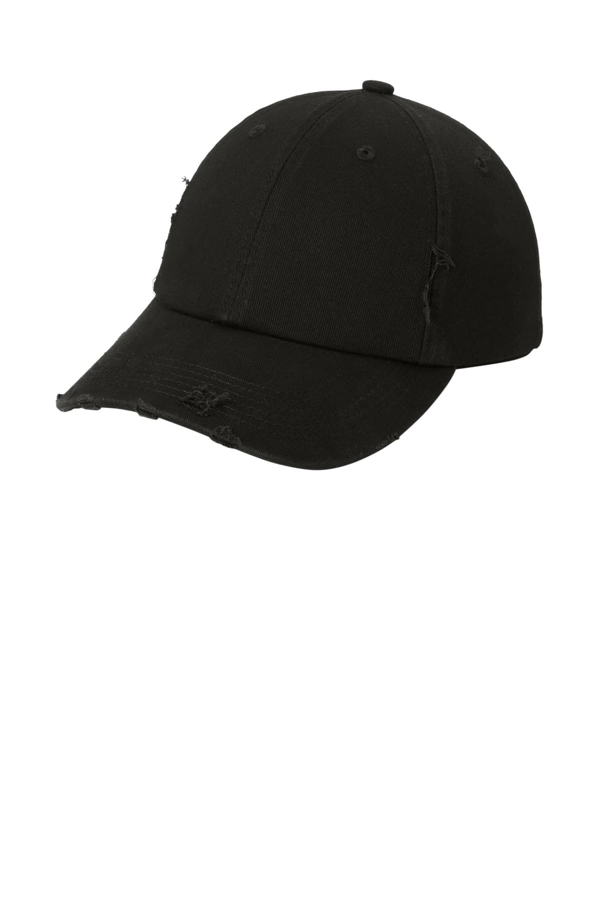 District District Distressed Cap. DT600 in Black