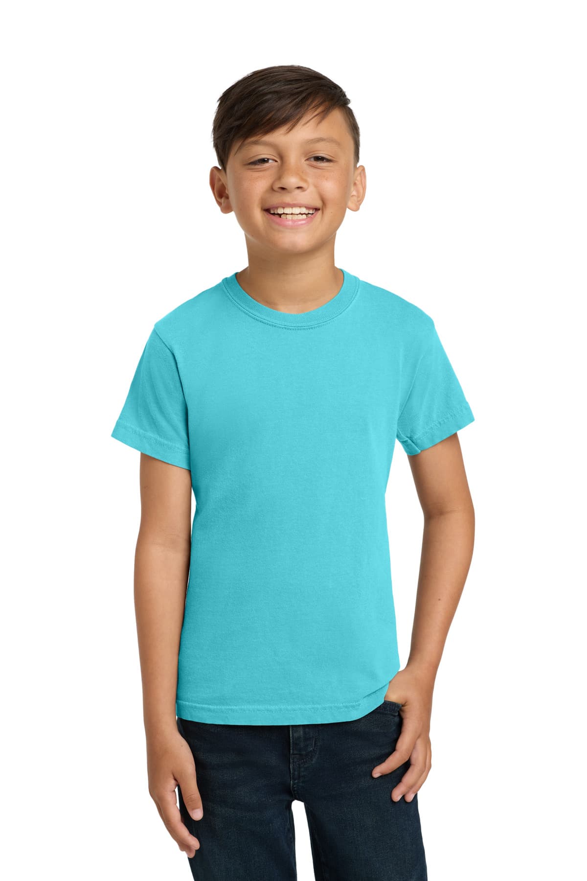 Comfort Colors COMFORT COLORS  Youth Heavyweight Ring Spun Tee. 9018 in Lagoon