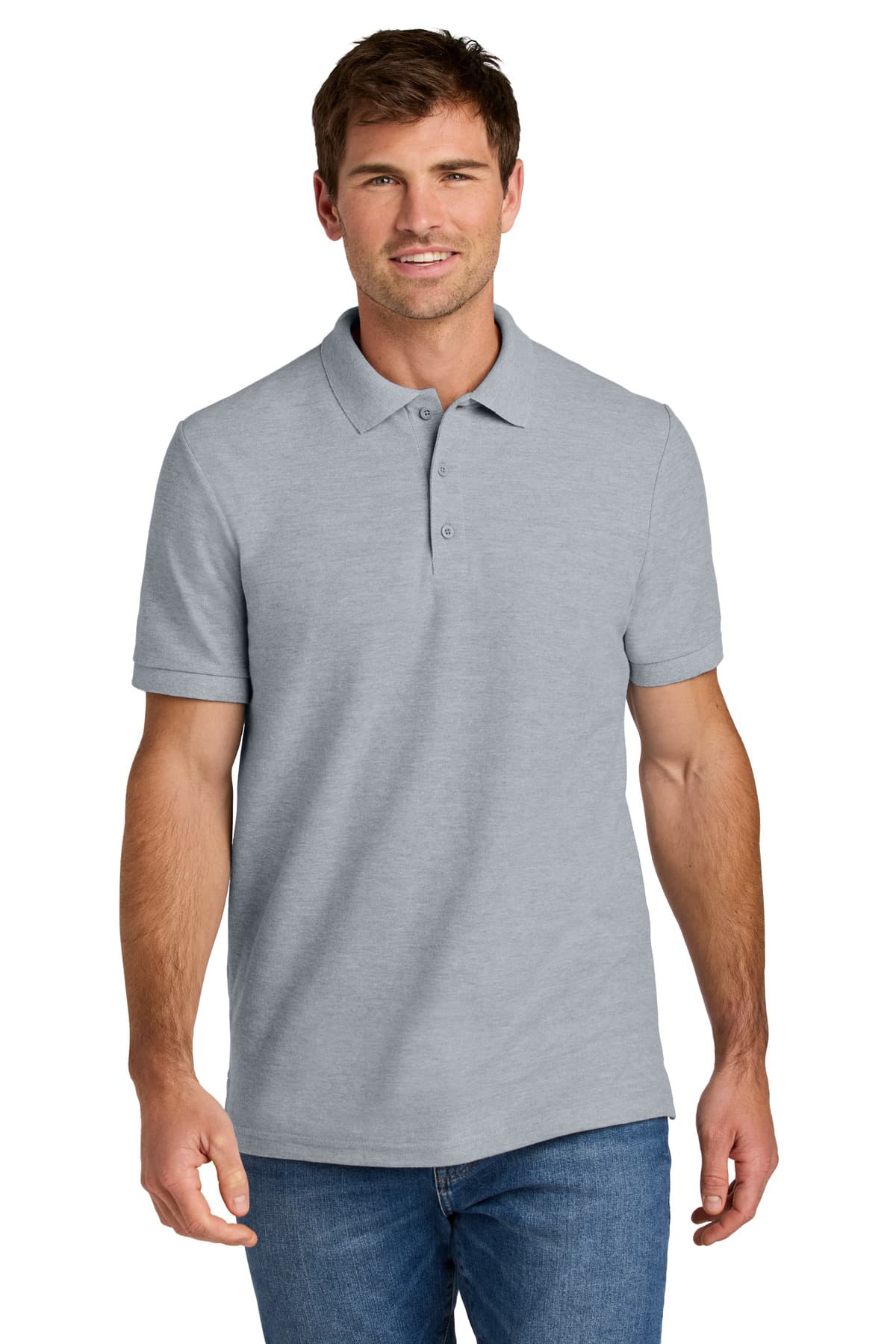 Gildan Gildan Hammer Pique Polo 85800 in Ring Spun Sport Grey