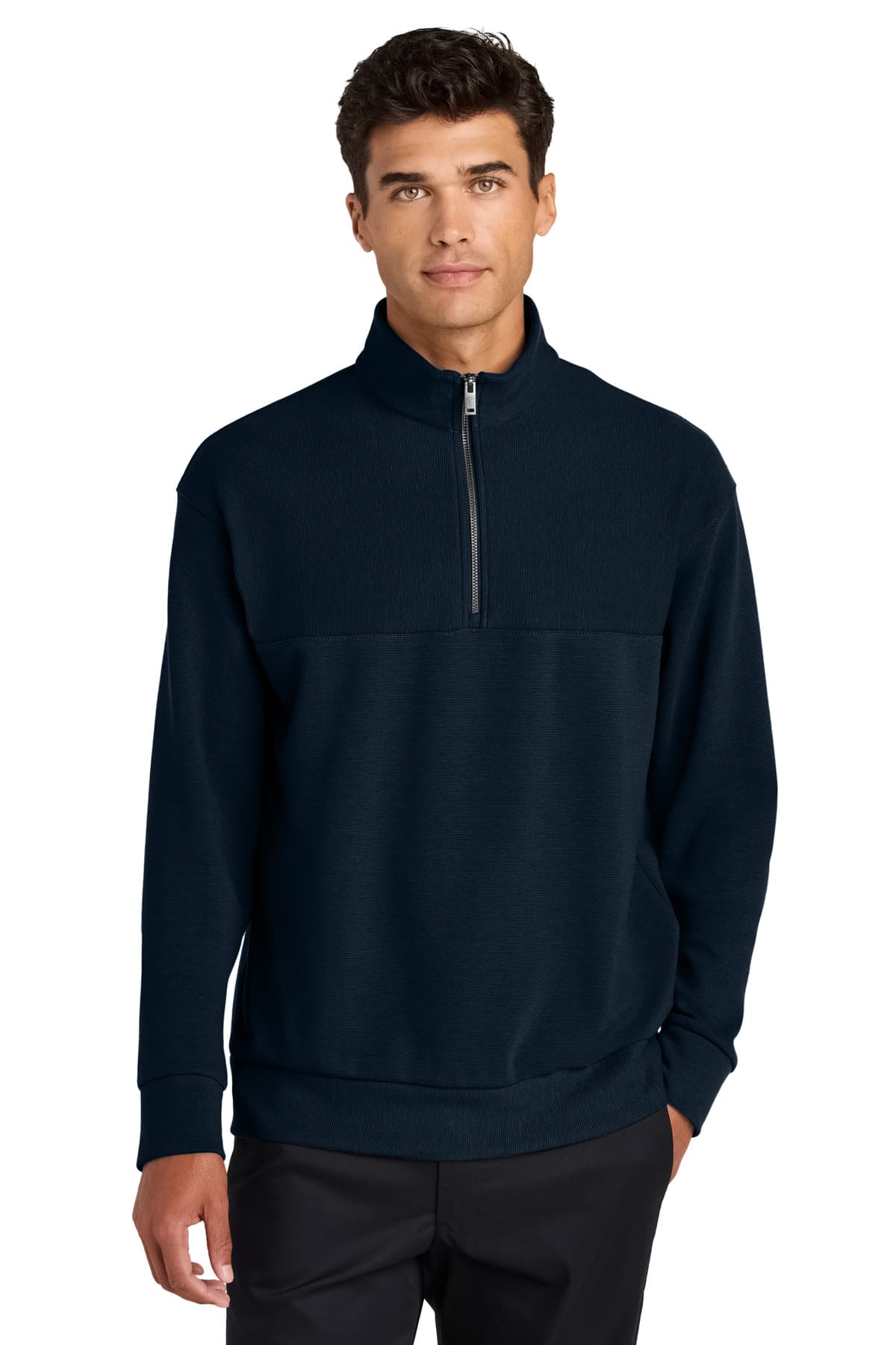 Mercer+Mettle Mercer+Mettle Linear Texture 1/4-Zip MM3040