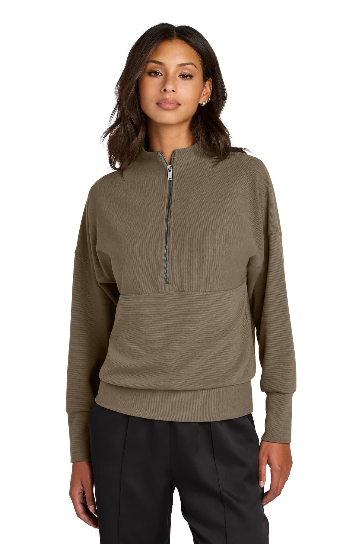 Mercer+Mettle Mercer+Mettle Women's Linear Texture 1/4-Zip MM3041