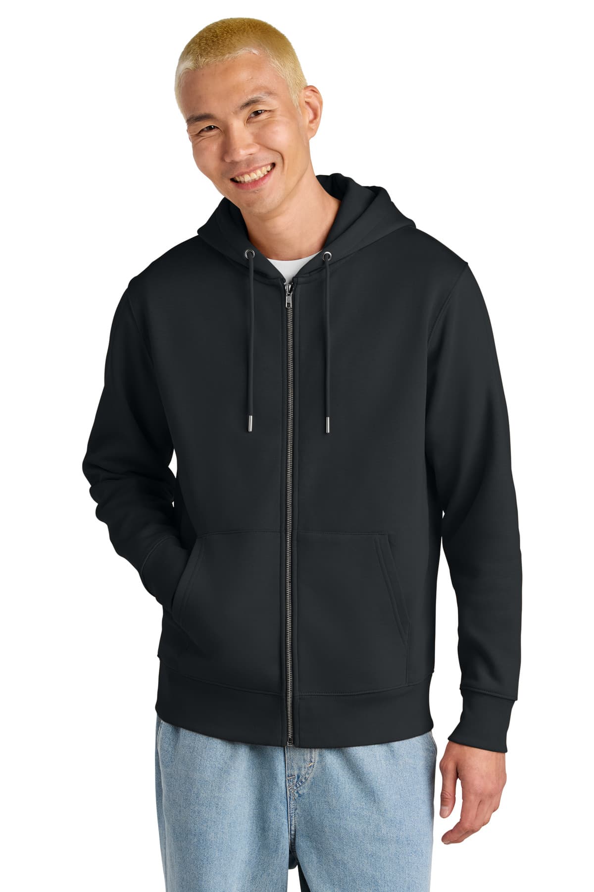 Stanley/Stella Stanley/Stella Unisex Cultivator 2.0 Full-Zip Hooded Sweatshirt SXU005 in Black