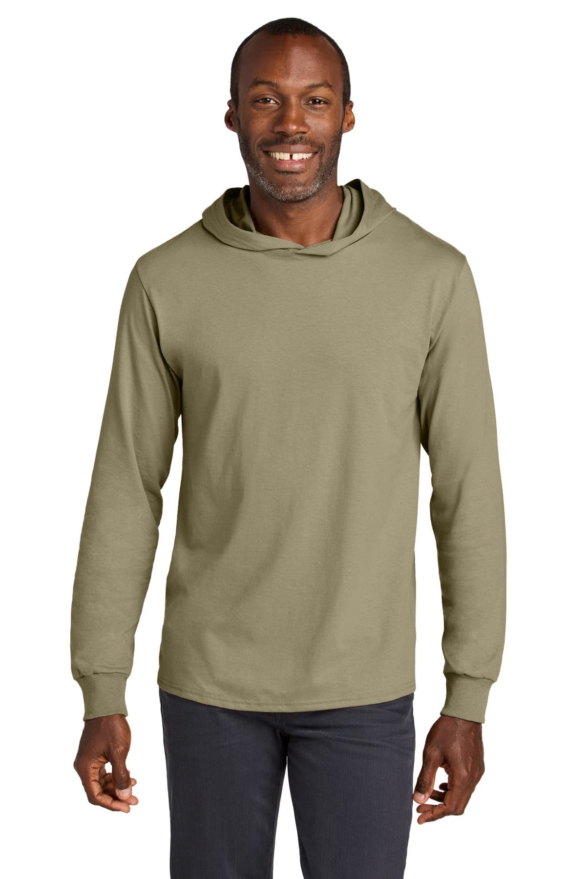 Jerzees Jerzees Classics Unisex Cotton Long Sleeve Hooded T-Shirt 363LH