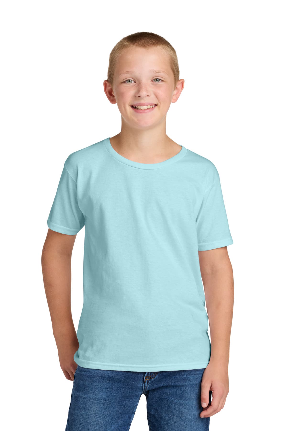 Jerzees Jerzees Classics Youth Cotton T-Shirt 363Y in Breezy Blue