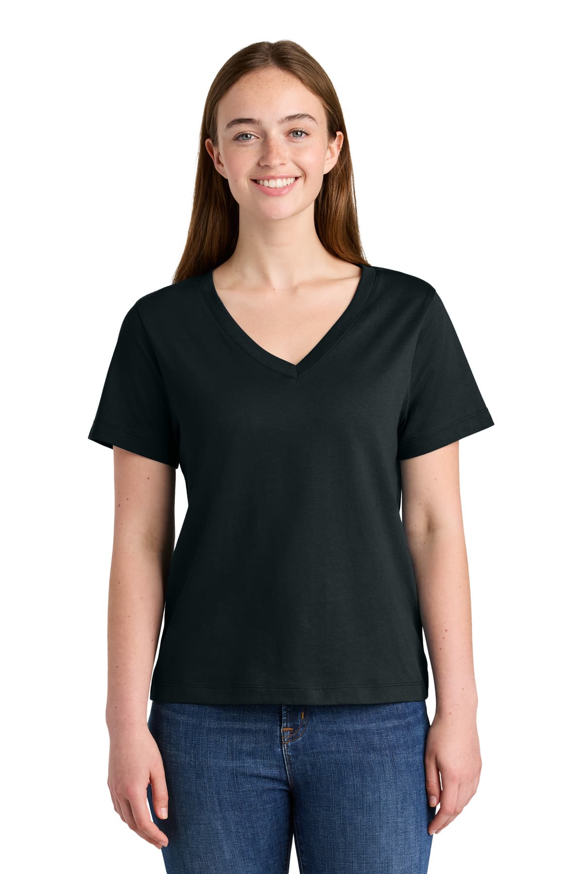 Stanley/Stella Stanley/Stella Women's Stella Isla V-Neck Tee SXW032 in Black