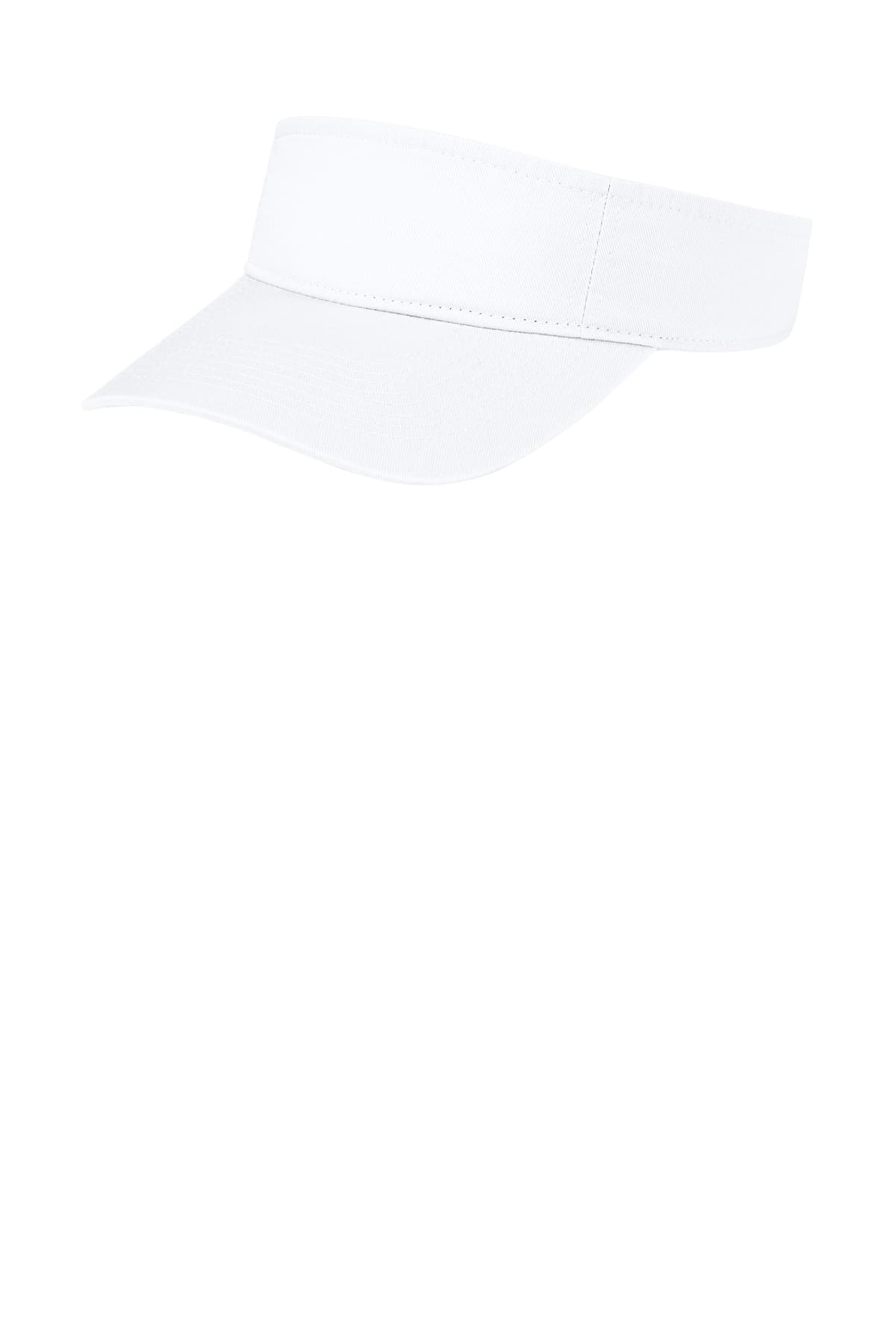 Port Authority Port Authority Fashion Visor.  CP45 in White