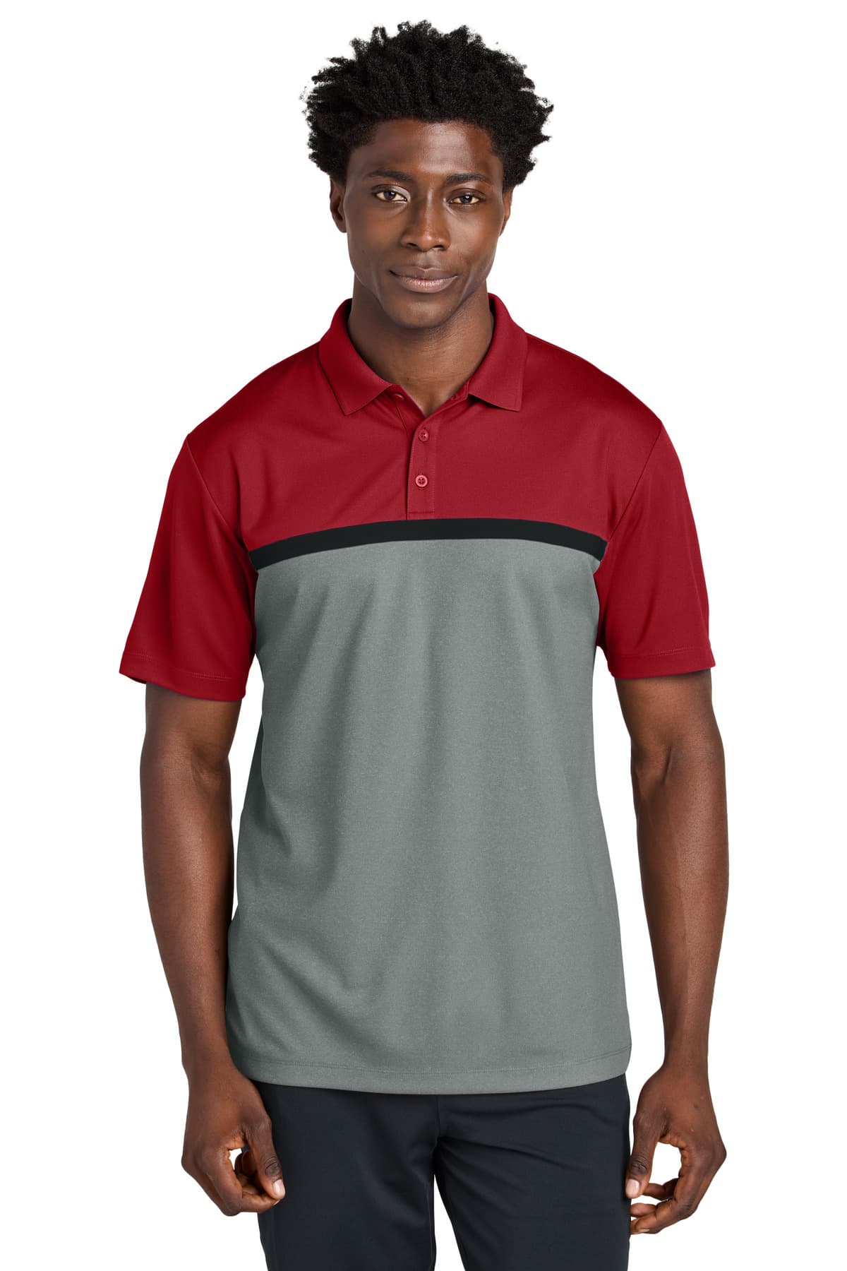 Sport-Tek Sport-Tek UV Micropique Colorblock Polo ST741