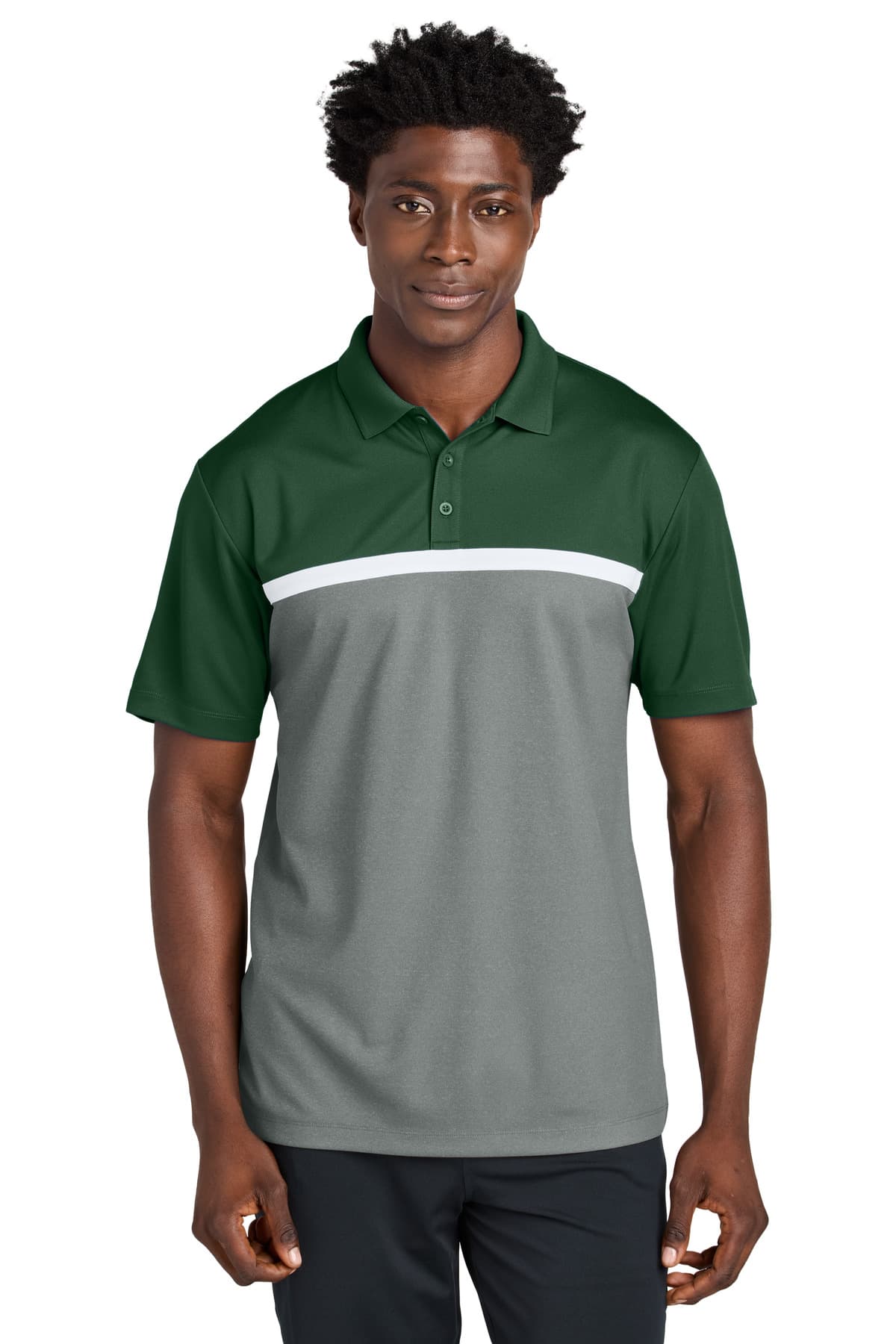 Sport-Tek Sport-Tek UV Micropique Colorblock Polo ST741