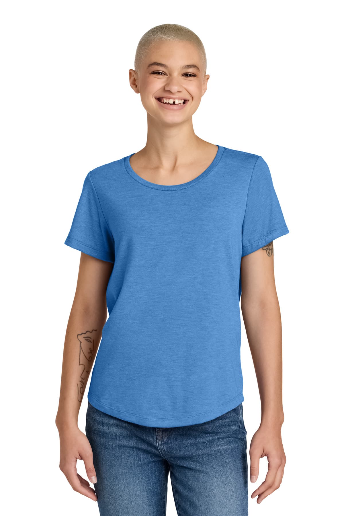 AllMade Allmade Women's Relaxed Tri-Blend Scoop Neck Tee AL2015