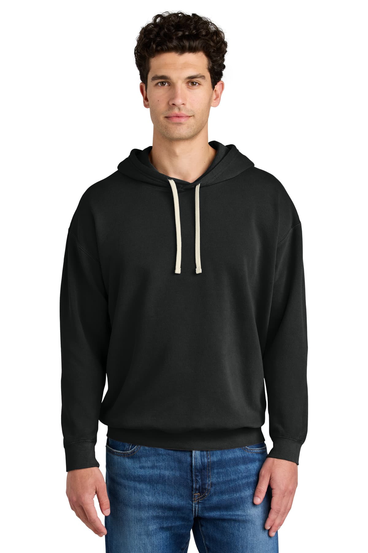 Comfort Colors Comfort Colors Lightweight Hooded Sweatshirt 1467 in Black