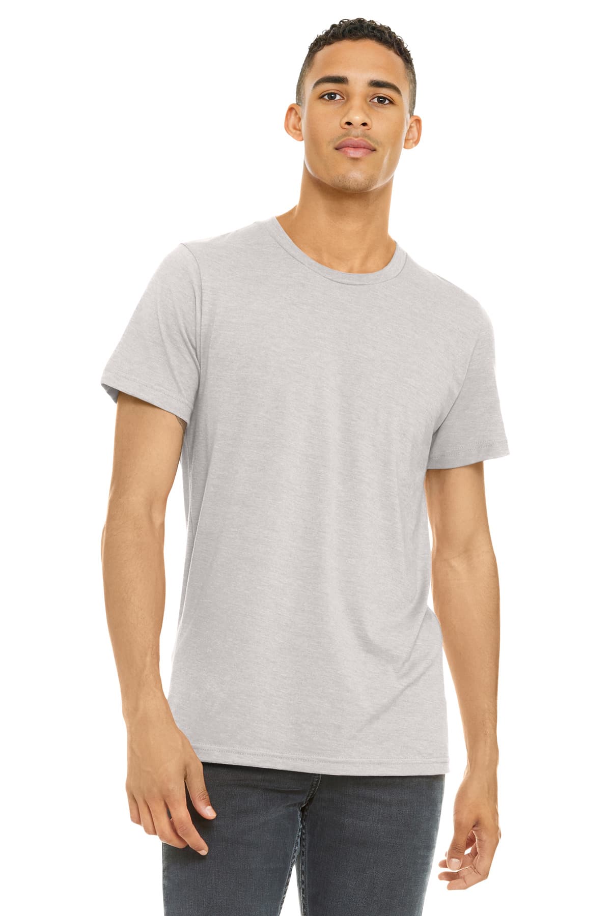 Bella + Canvas BELLA+CANVAS  Unisex Heather CVC Short Sleeve Tee. BC3001CVC
