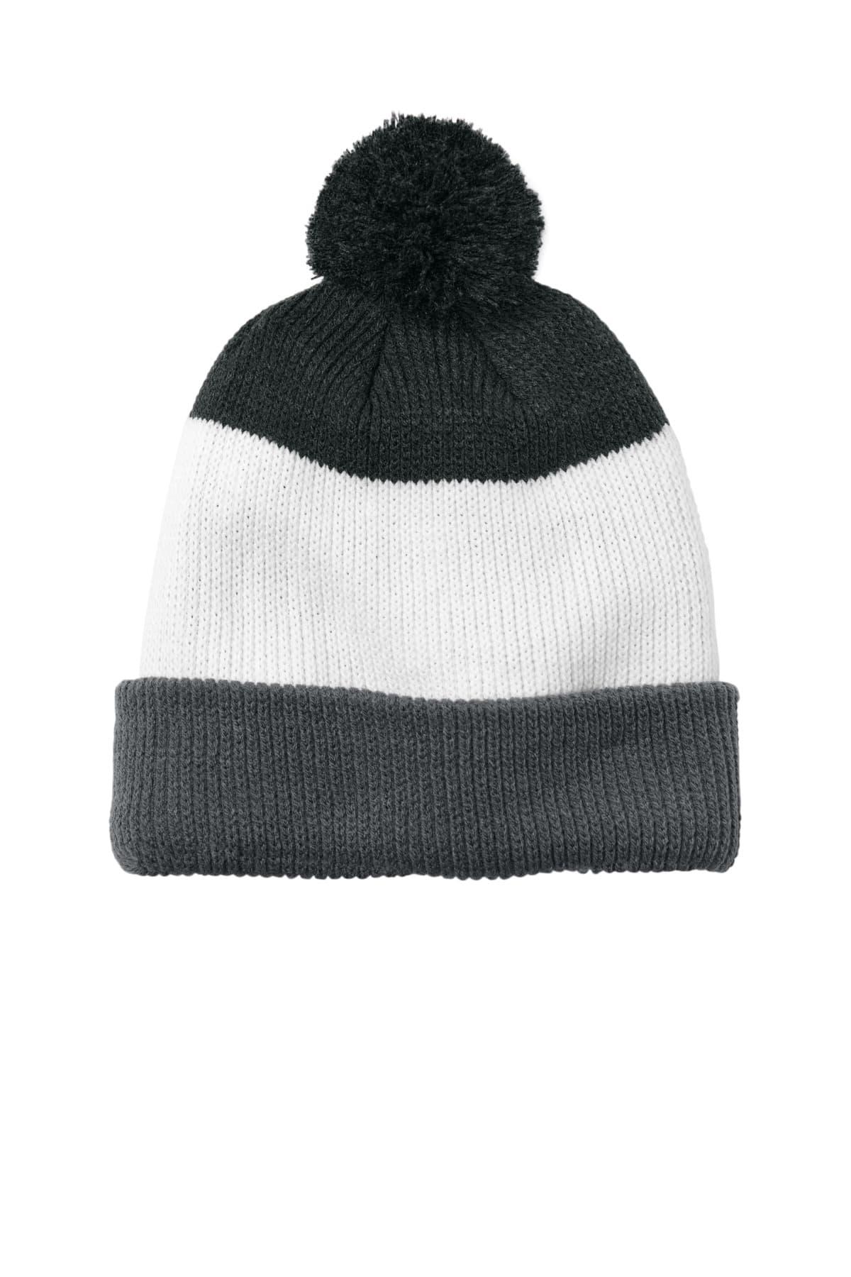 Port Authority Port Authority Cozy Striped Pom Beanie C979