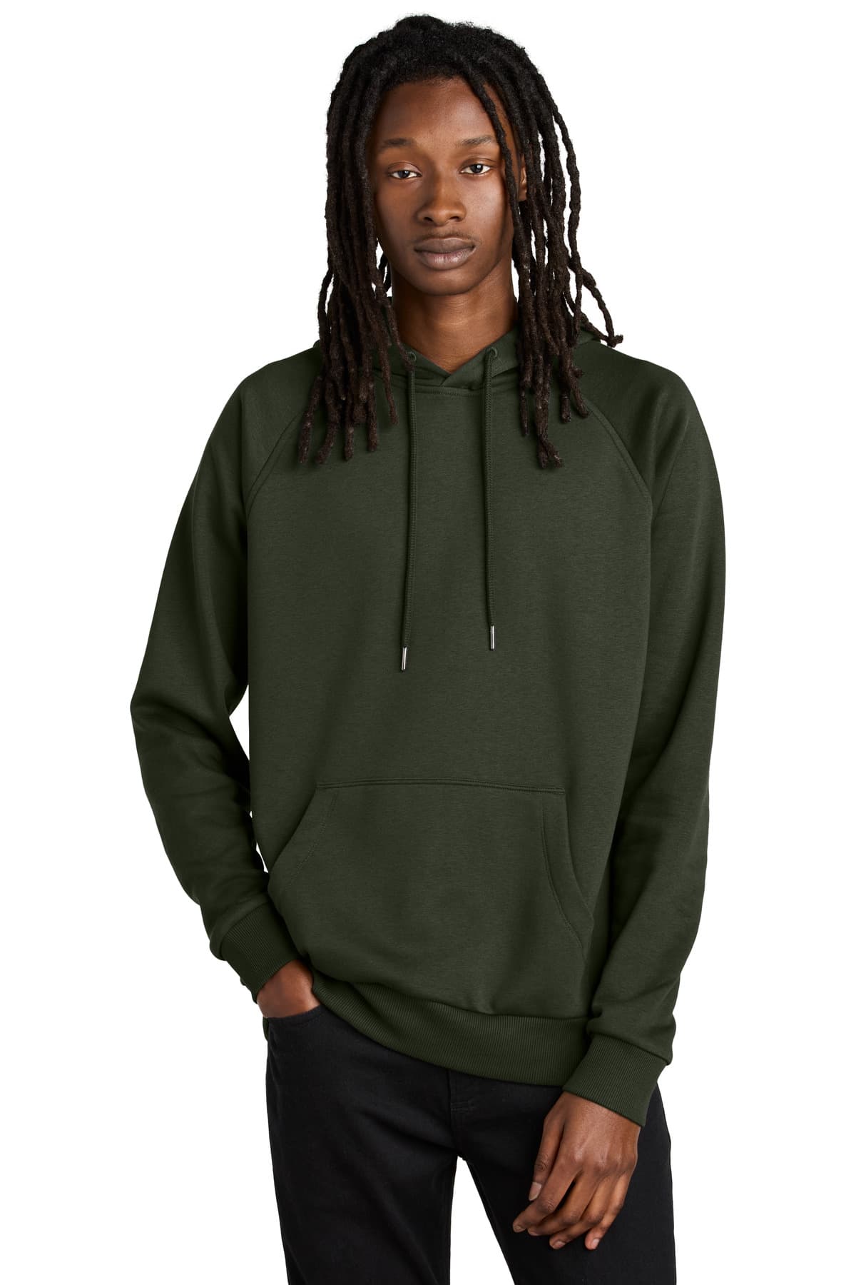 AllMade Allmade Unisex Organic CVC Fleece Pullover Hoodie AL5000
